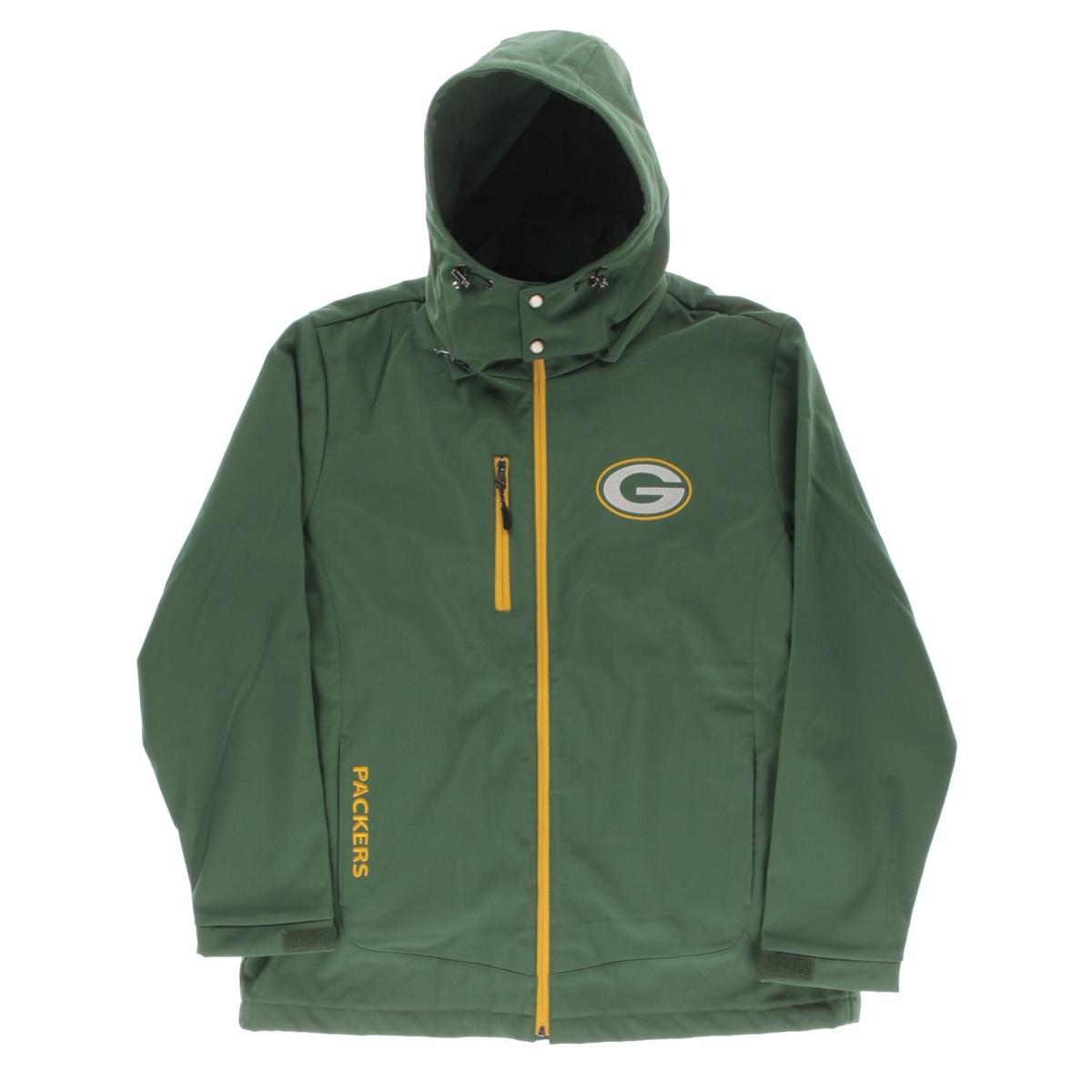 Team Apparel Mens Green Green Bay Packers NFL Jacket Coat XL BHFO 8023 ...