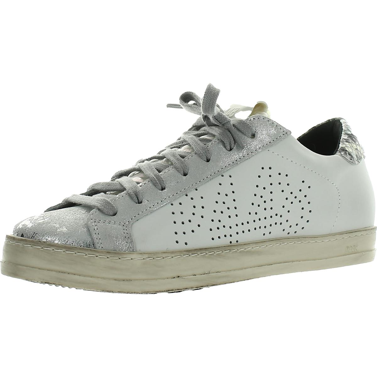 P448 Womens JOHN LACE UP LEATHER CASUAL Casual and Fashion Sneakers BHFO 1457