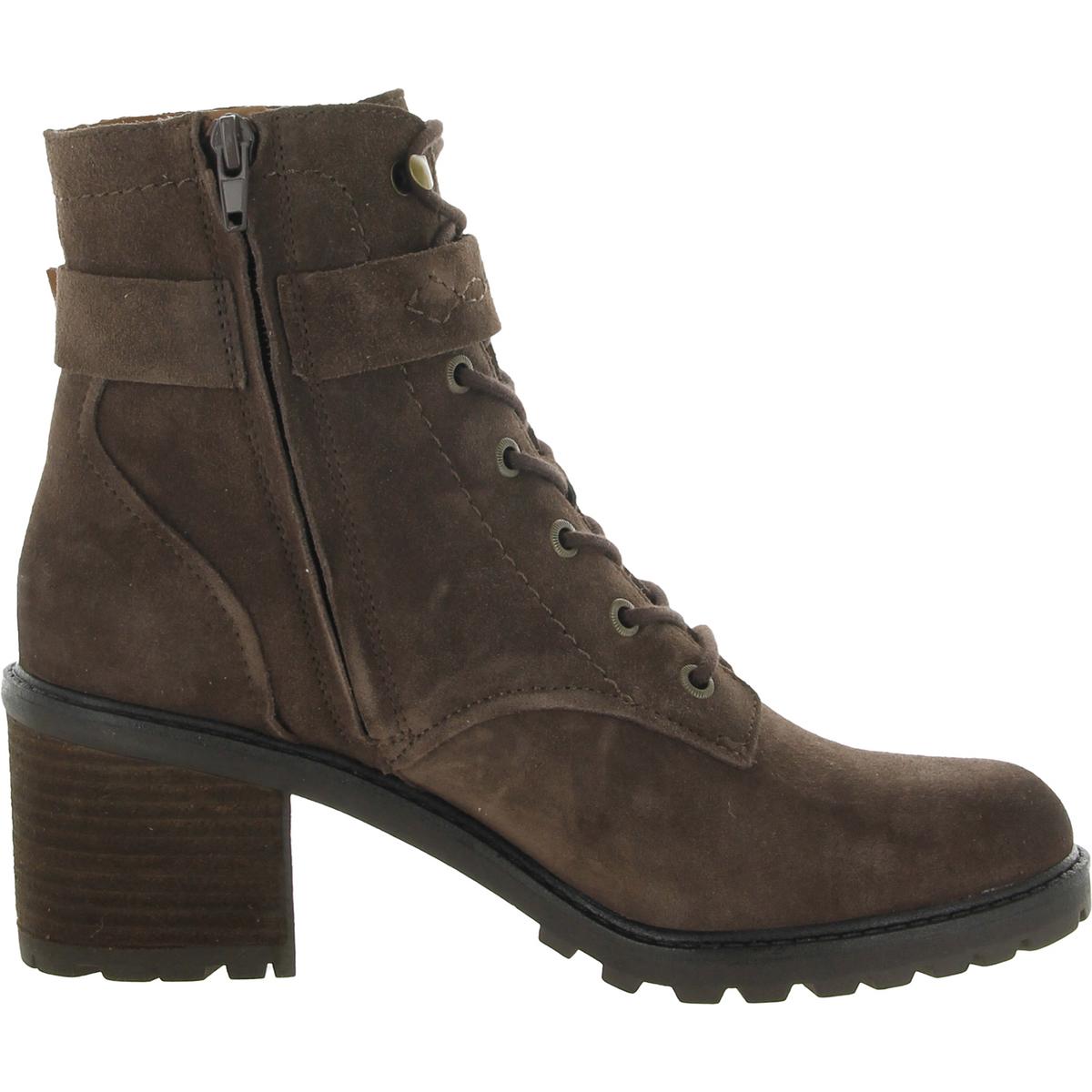 Zodiac Womens Gemma Zipper Ankle Combat & Lace-up Boots Shoes BHFO 5844