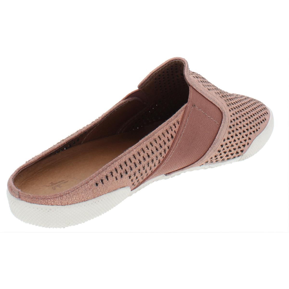 white perforated flats