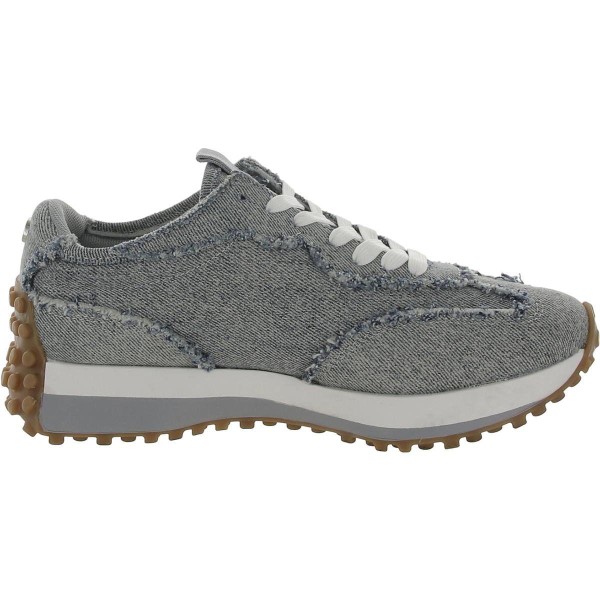Steve Madden Womens Campo Denim Casual and Fashion Sneakers