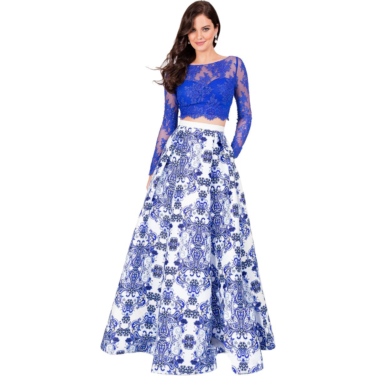 crop top gown design