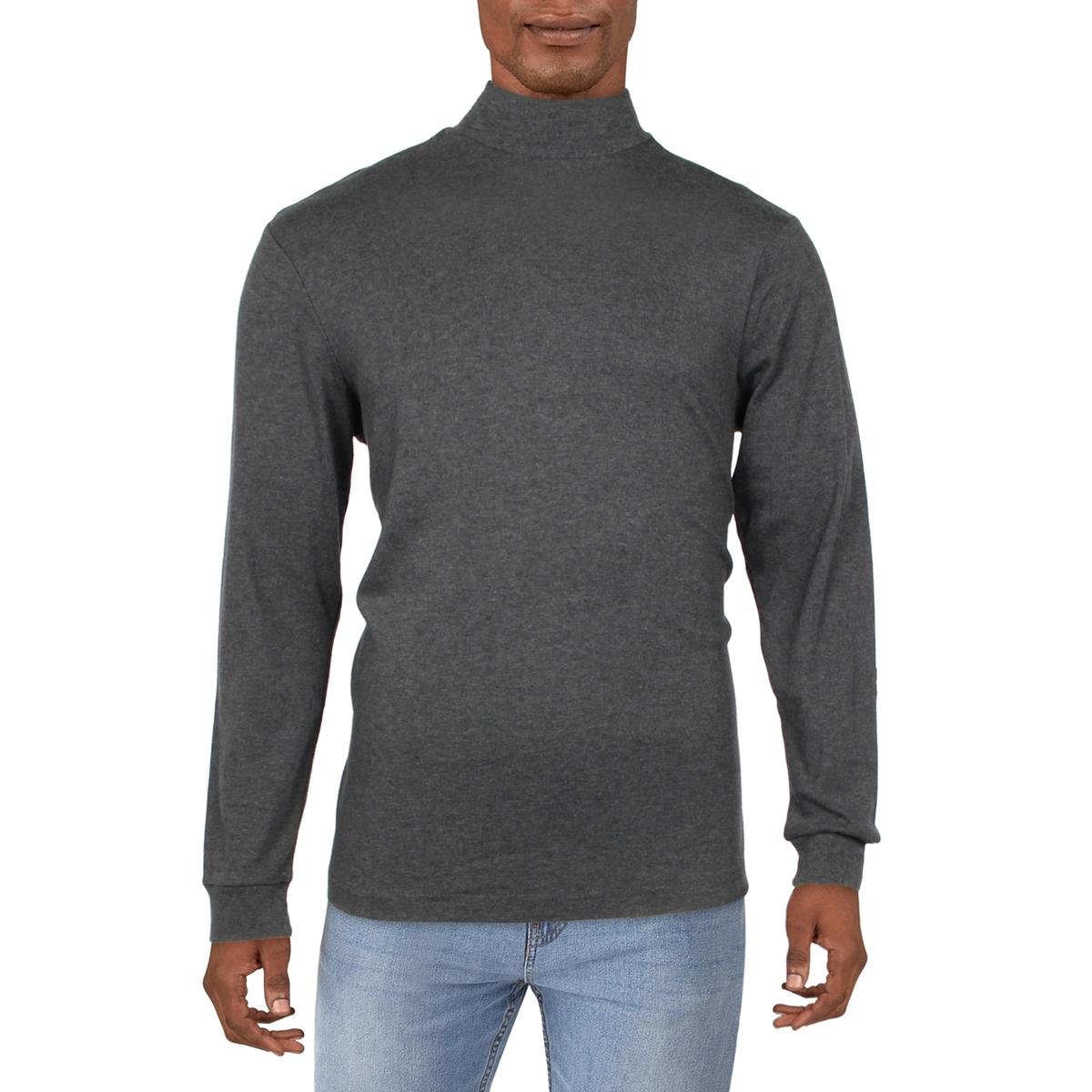 Club Room Mens Cotton Mock Neck Pullover T-Shirt Top BHFO 3755 | eBay