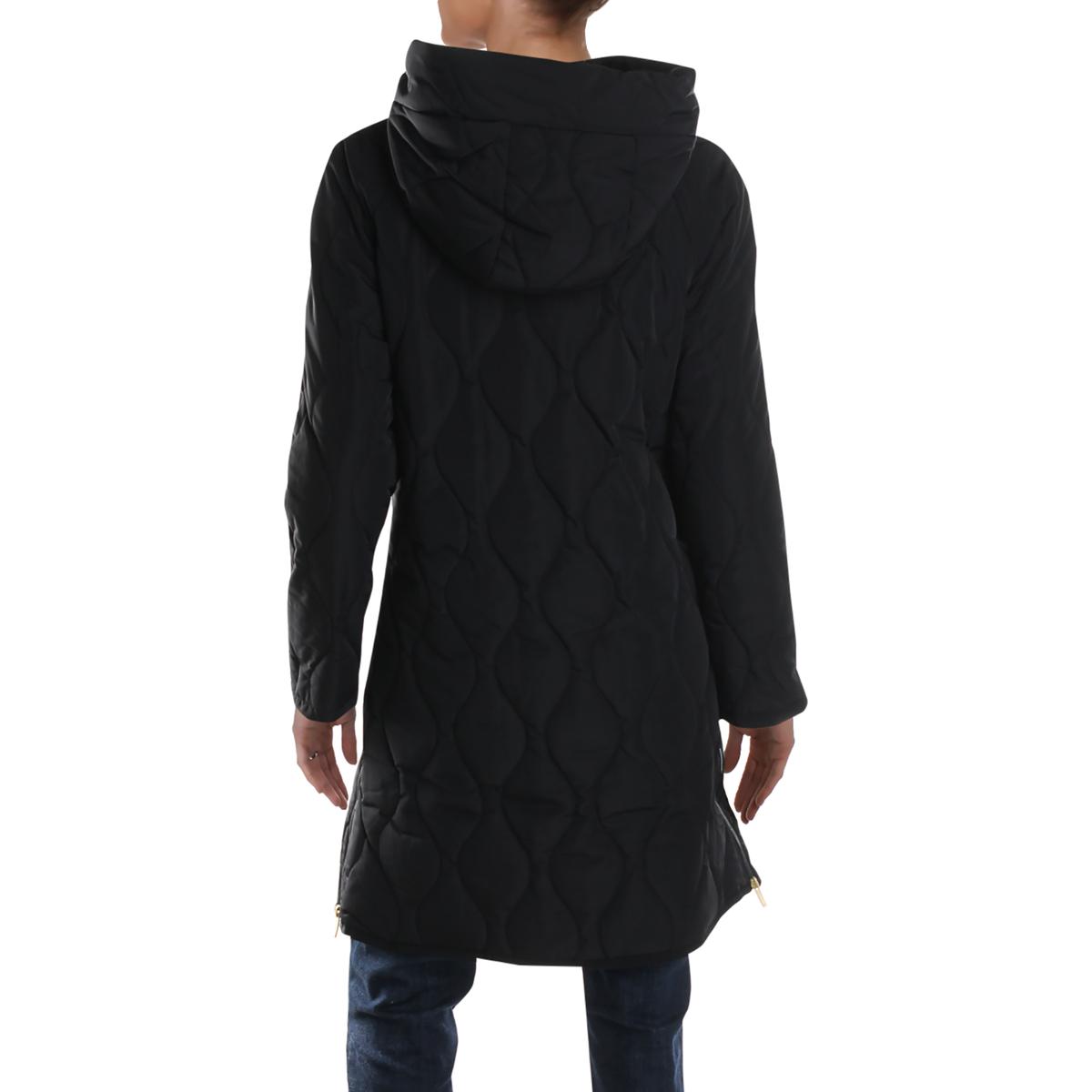 Donna Karan Women's Water Resistant Quilted Mid-Length Warm Winter Midi ...