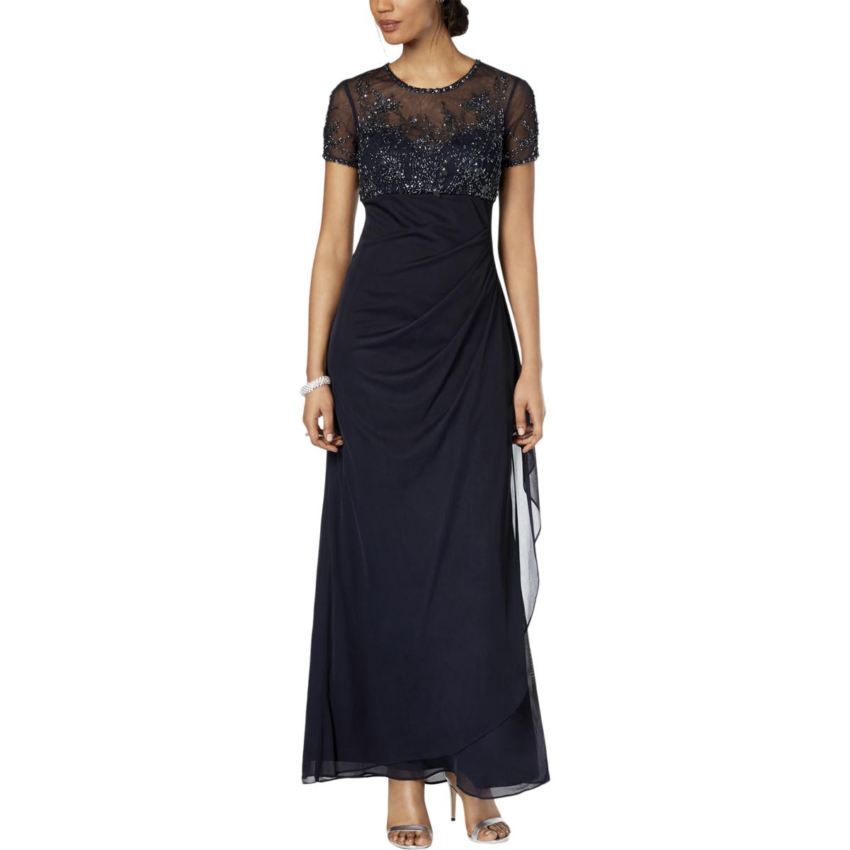 xscape ruffled gown