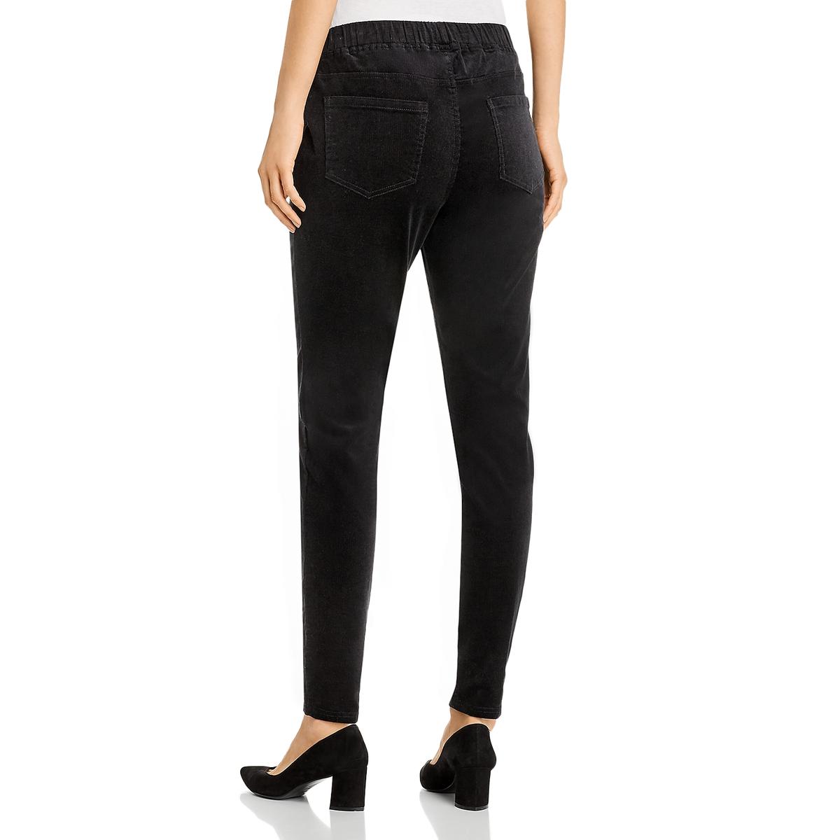 black corduroy flare pants