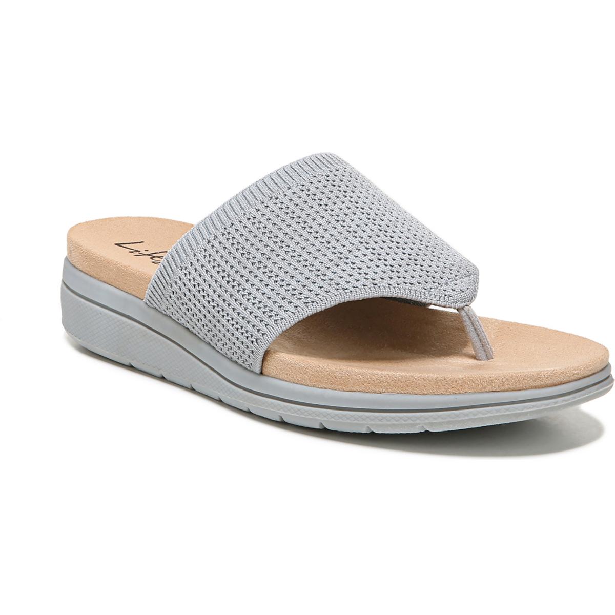 LifeStride Damen-Sandalen Poolside Slipper Riemen Keilabsatz Pantoletten Schuhe BHFO 6317 - Bild 9 von 17