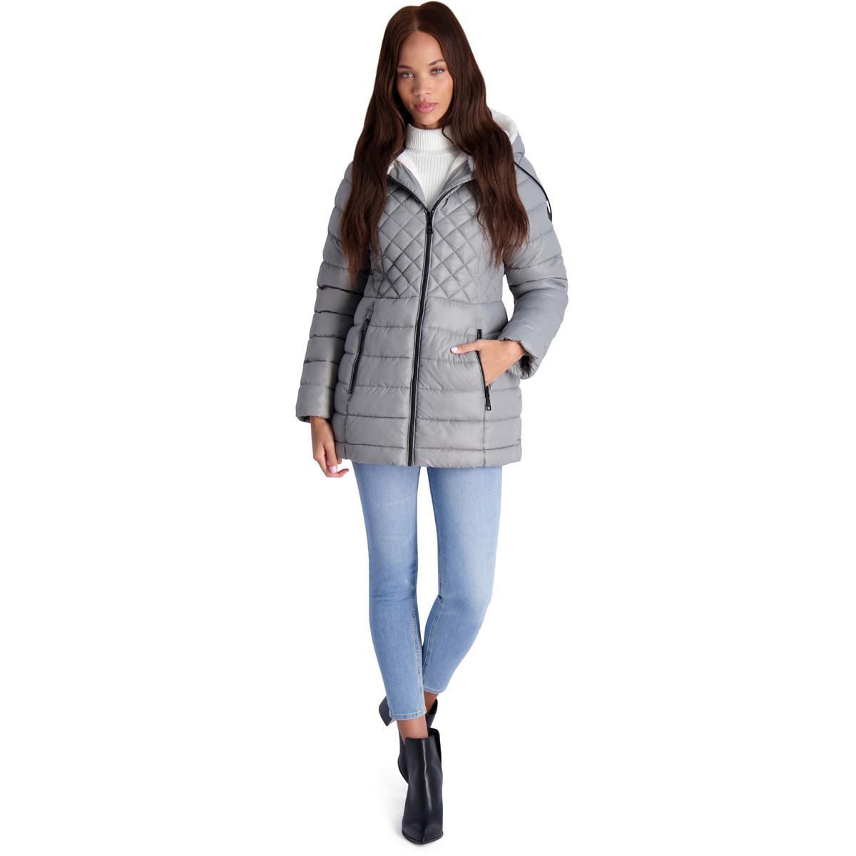 Steve Madden Cozy Lined Glacier Shield Womens Cozy Quilted Glacier