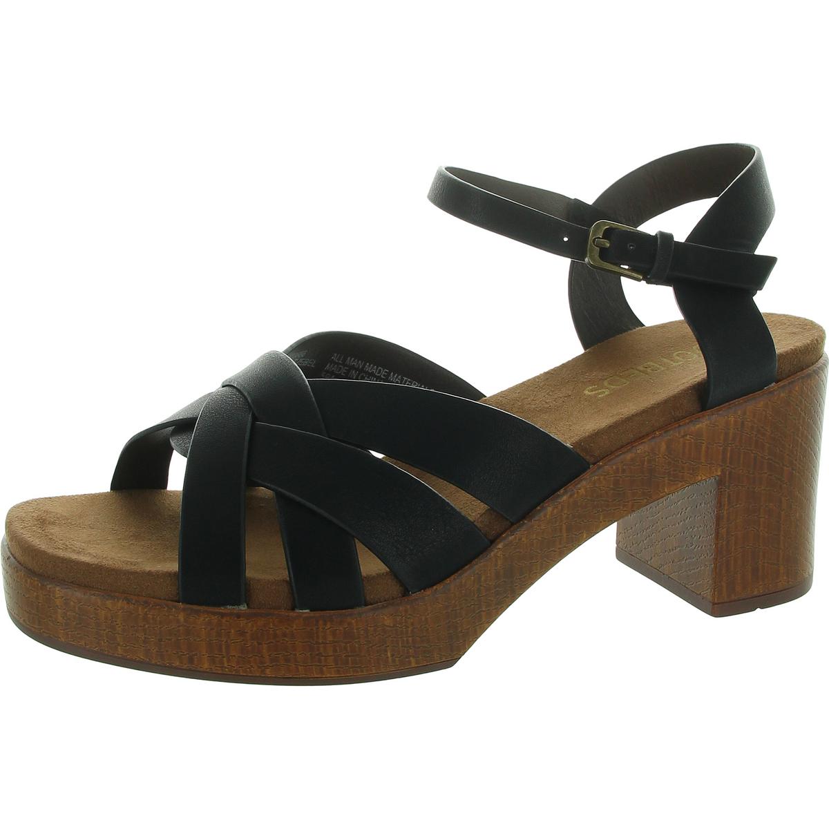 Женские босоножки на ремешках из искусственной кожи Jezebel White Mountain Womens BHFO 2139