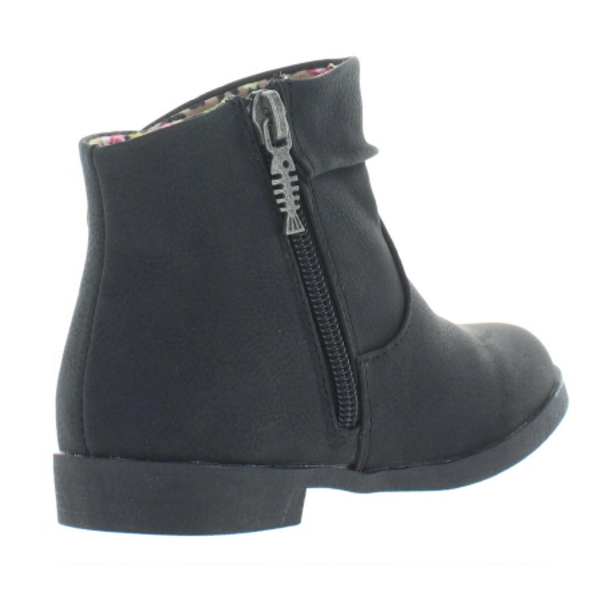 Blowfish Girls Saber Black Ankle Booties Shoes 10 Medium (B,M) Toddler BHFO 6927 193870052276 | eBay
