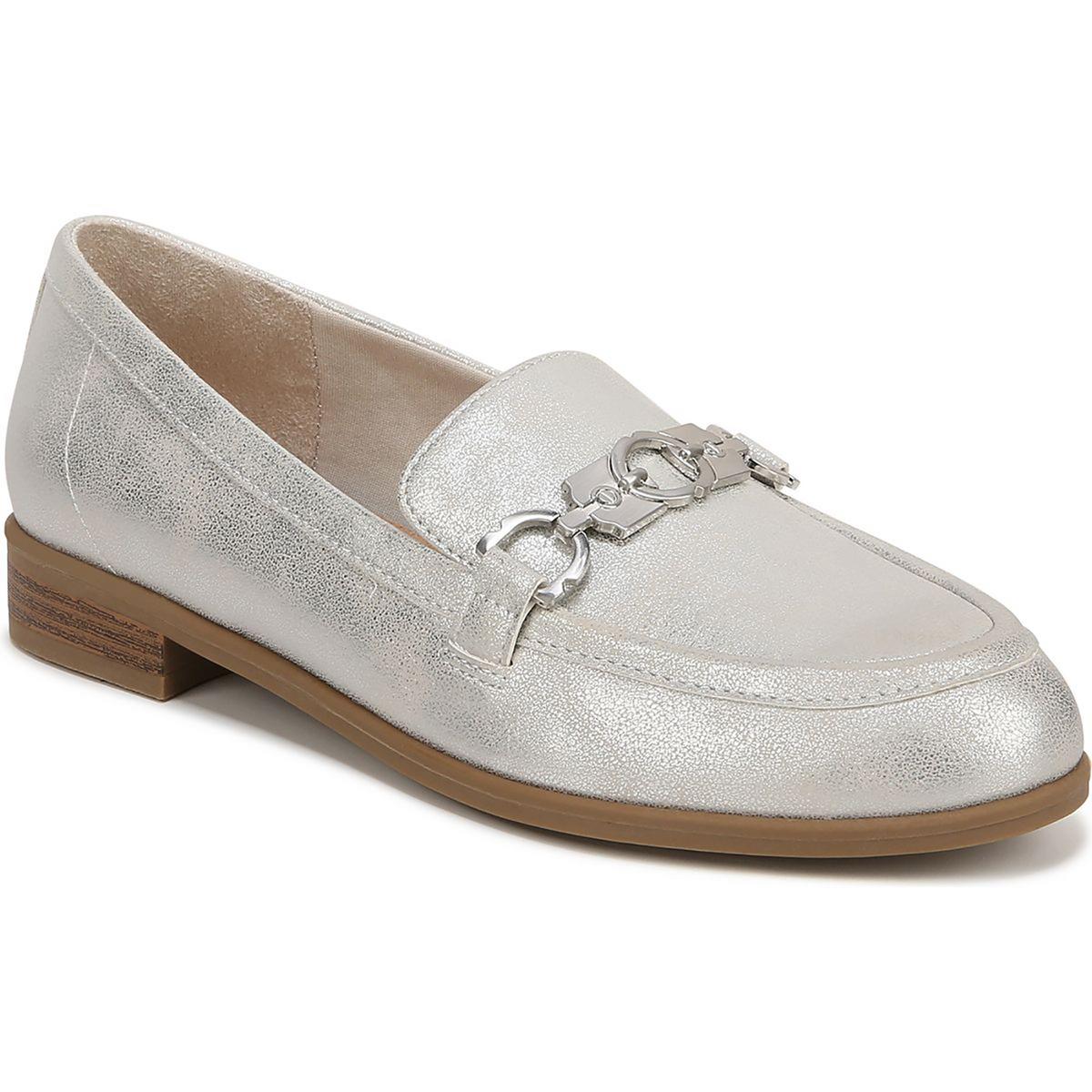 Женская обувь Dr. Scholls, серебристые мокасины Adorn 9.5 Medium (B,M) BHFO 0106