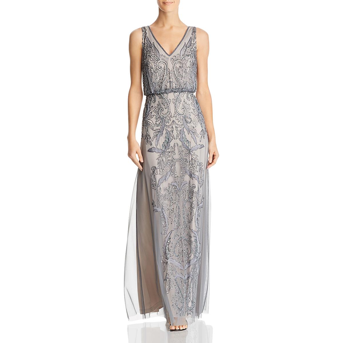 blouson evening gown