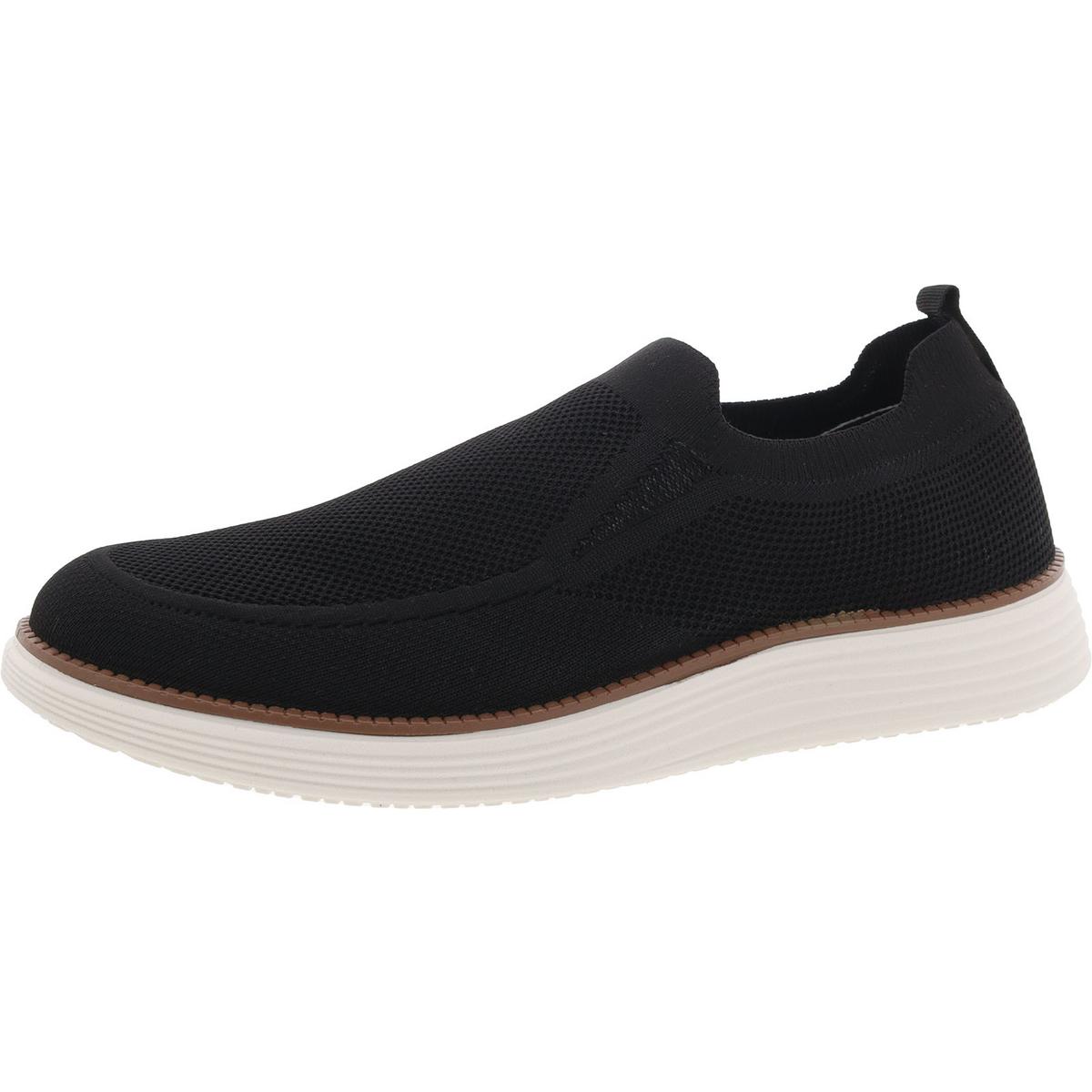 Кроссовки Akademiks Mens Olney Knit Lifestyle Slip-on без шнуровки, кроссовки BHFO 9842