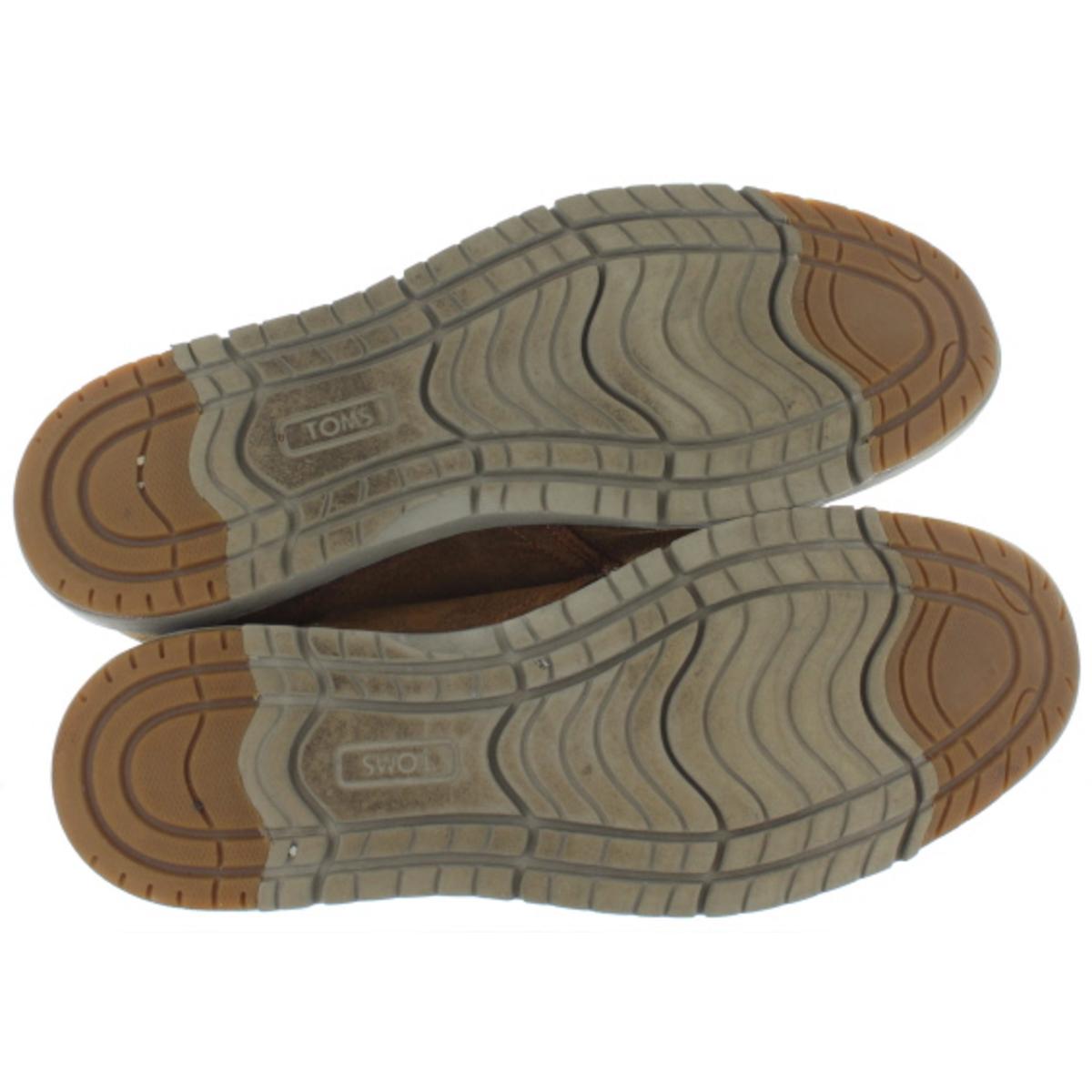 toms navi distressed leather chukka