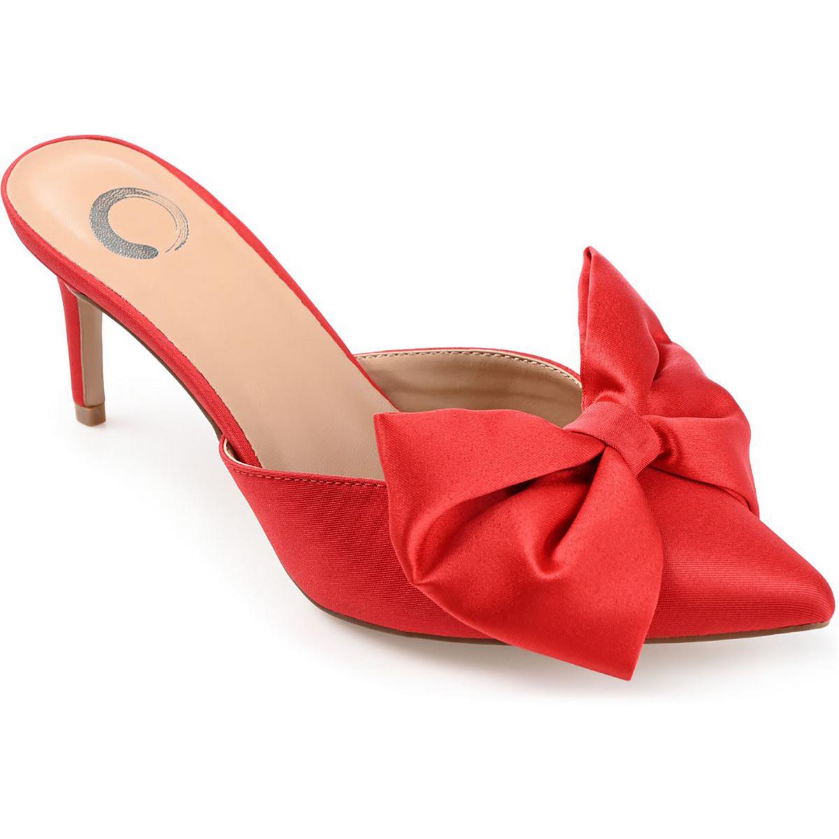 Journee Collection Womens Tiarra Bow Mules Shoes BHFO 2612 - Picture 13 of 15