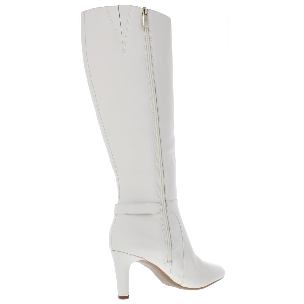 Bandolino Womens Lella White Knee-High Boots Shoes 9.5 Medium (B,M ...