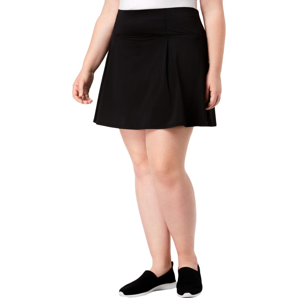 Ideology Womens Black Fitness Workout Activewear Skort Plus 3X BHFO 1021 | eBay