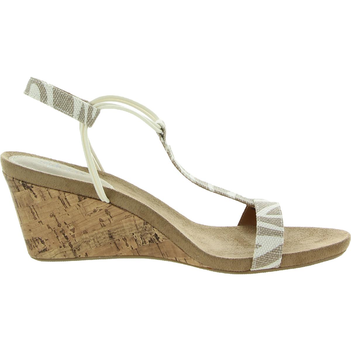 Womens Mulan Wedges Open Toe T-Strap Sandals Shoes BHFO 7957 Style & Co 