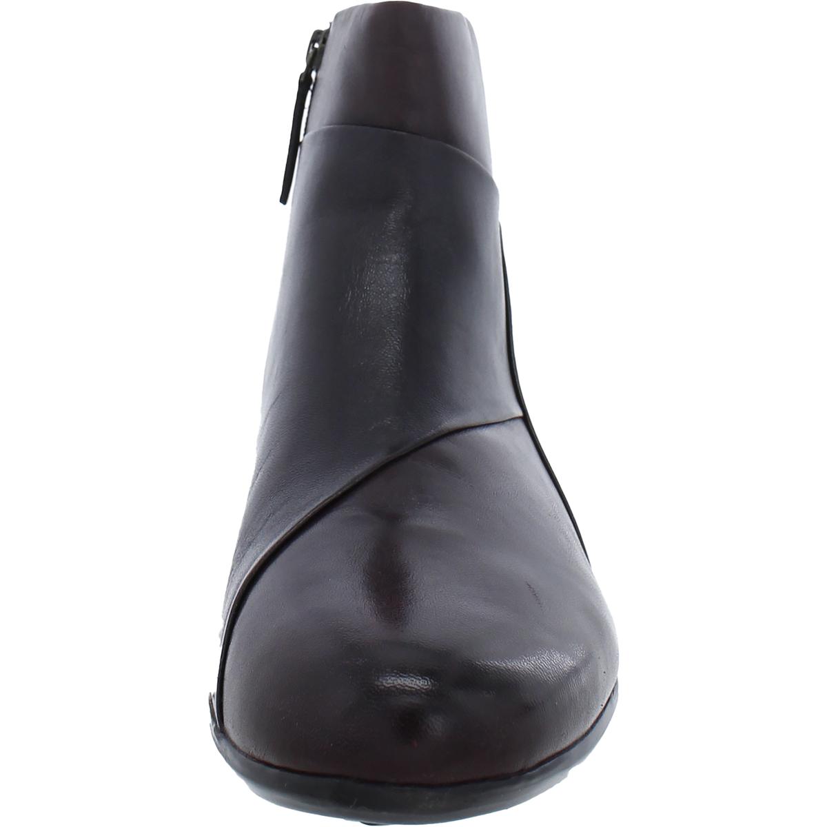 Trotters Womens Maci Leather Patent Zipper Ankle Boots Shoes BHFO 2021 - Picture 11 of 11