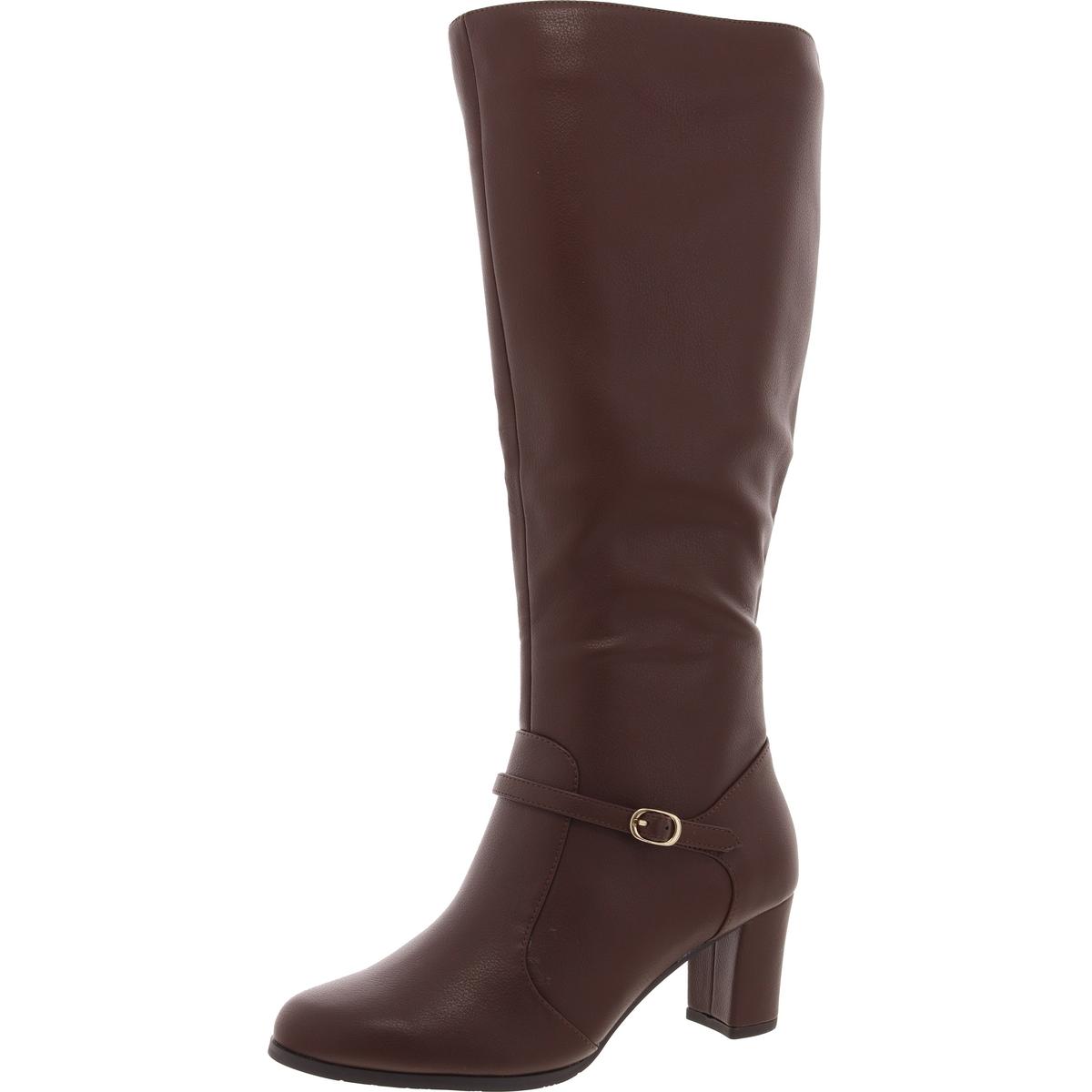 Легкие уличные женские сапоги Missy Brown до колена шириной 6 см (E+, WW) BHFO 5985