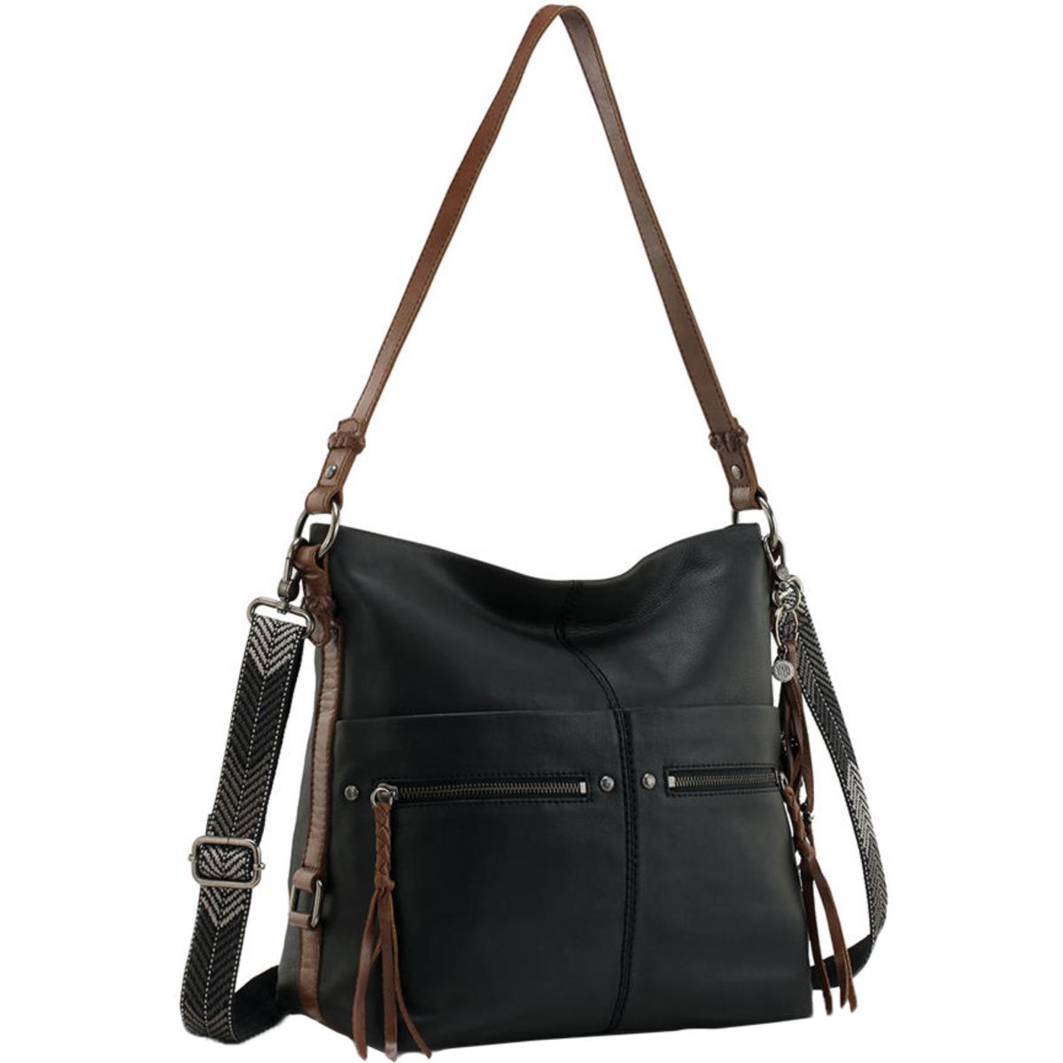 the sak black leather hobo