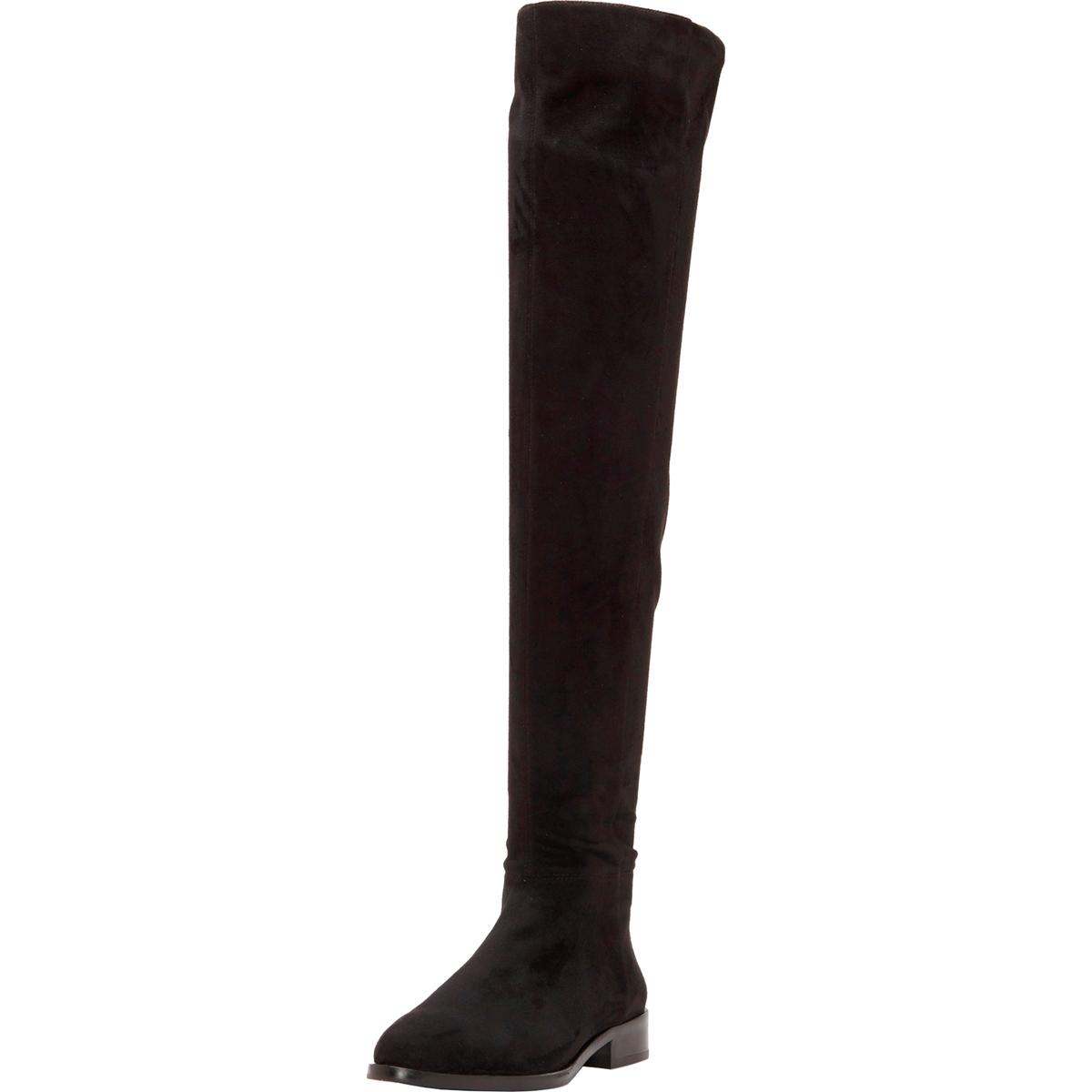 vince camuto black suede over the knee boots