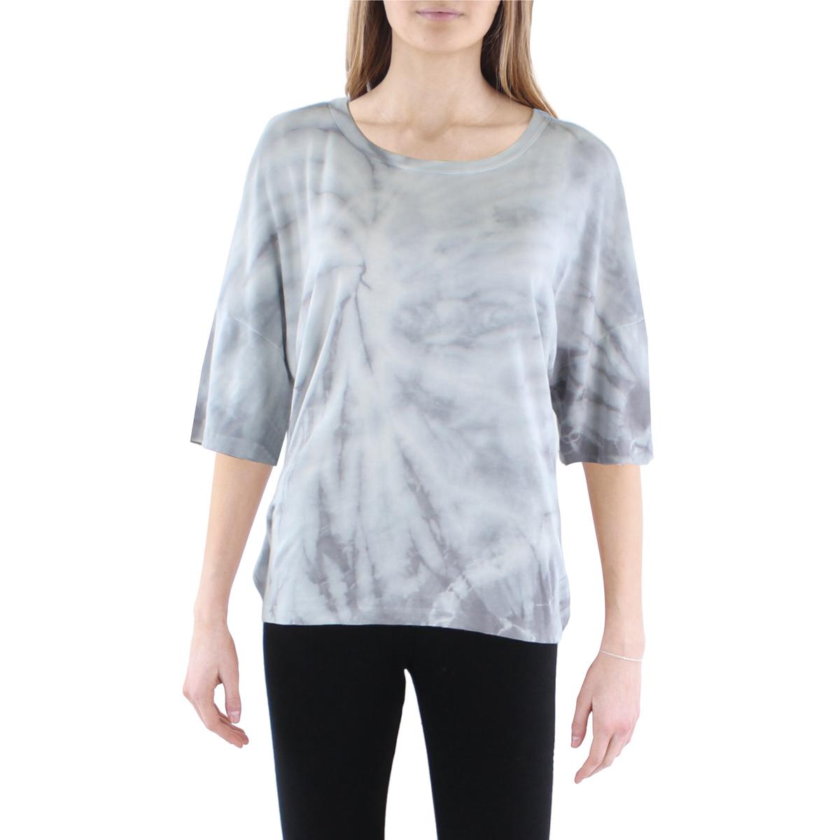 Anthropologie Maronie Womens Tie Dye Knit Cozy T-Shirt Top BHFO 5078