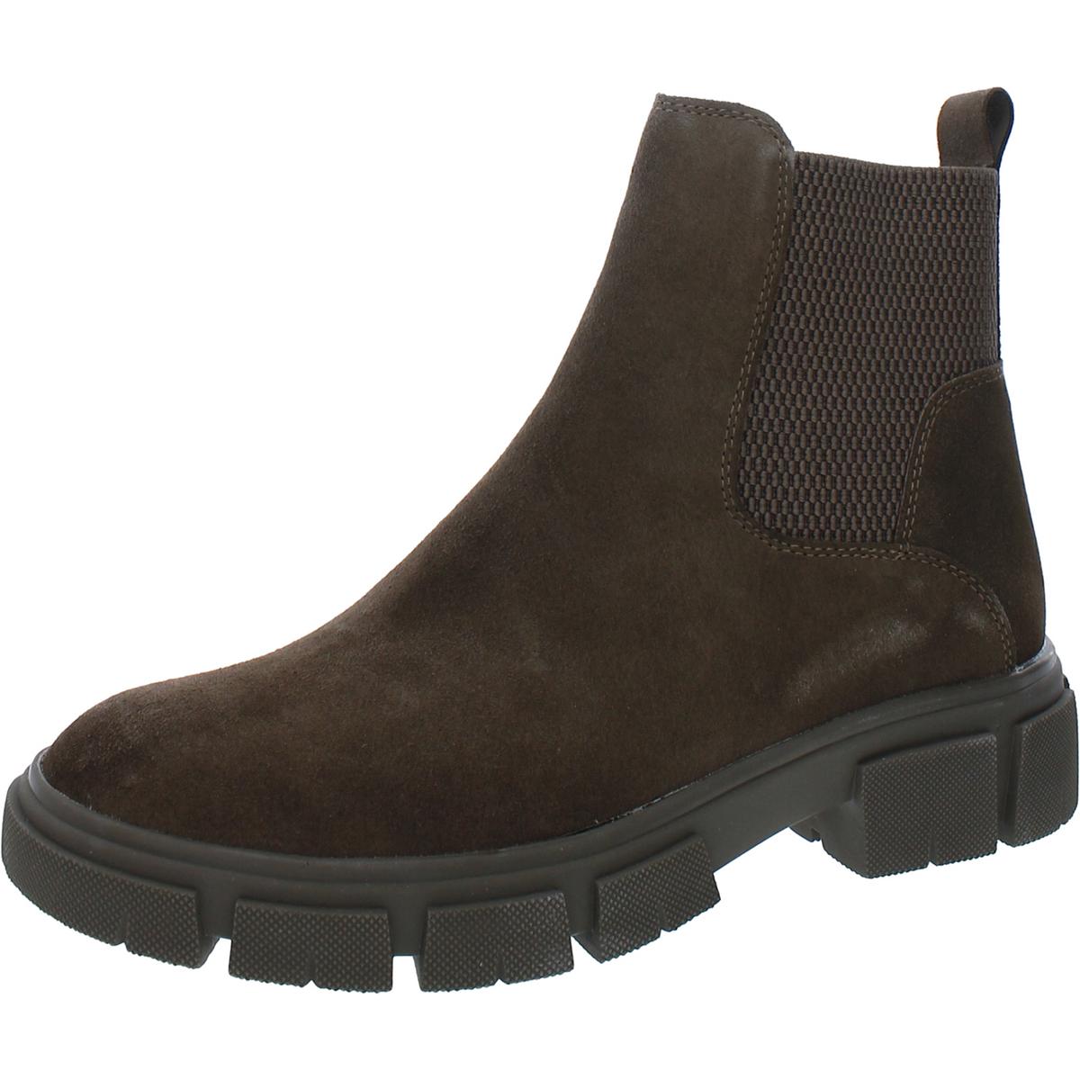 Blondo Womens Posey Cow Suede Lugged Sole Chelsea Boots Boots BHFO 4399 ...