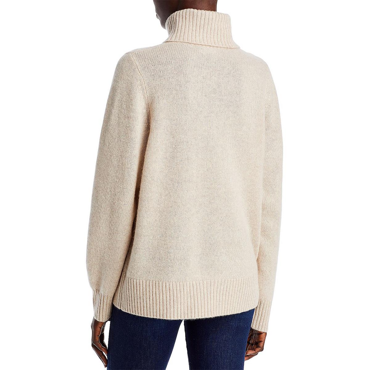 Private Label Womens Cashmere Turtleneck Long-Sleeve Pullover Sweater BHFO 7633
