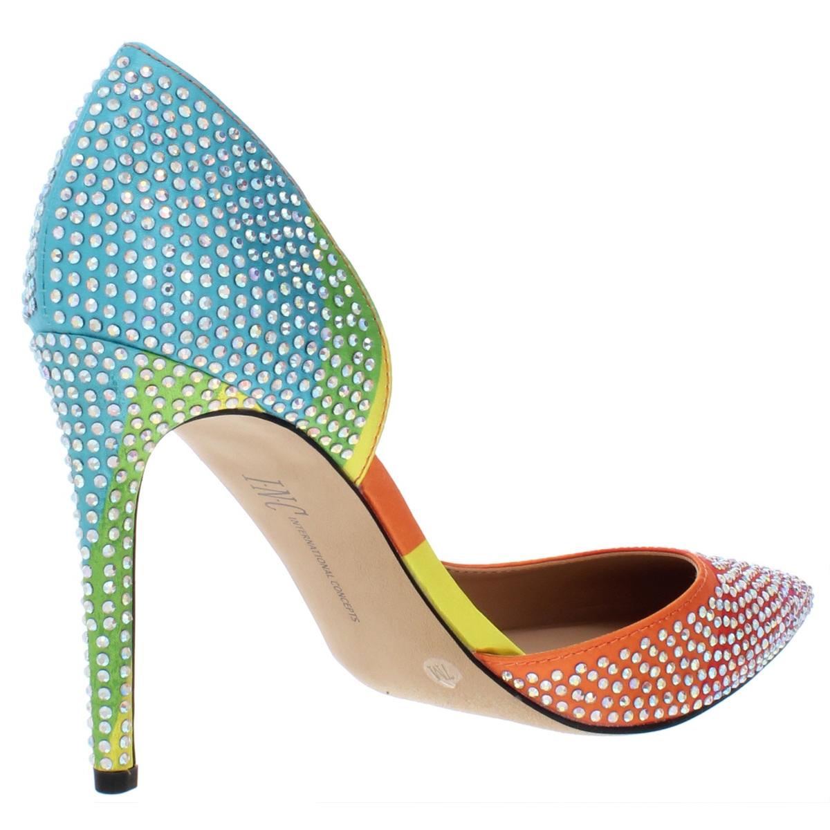 multi colored heels amazon