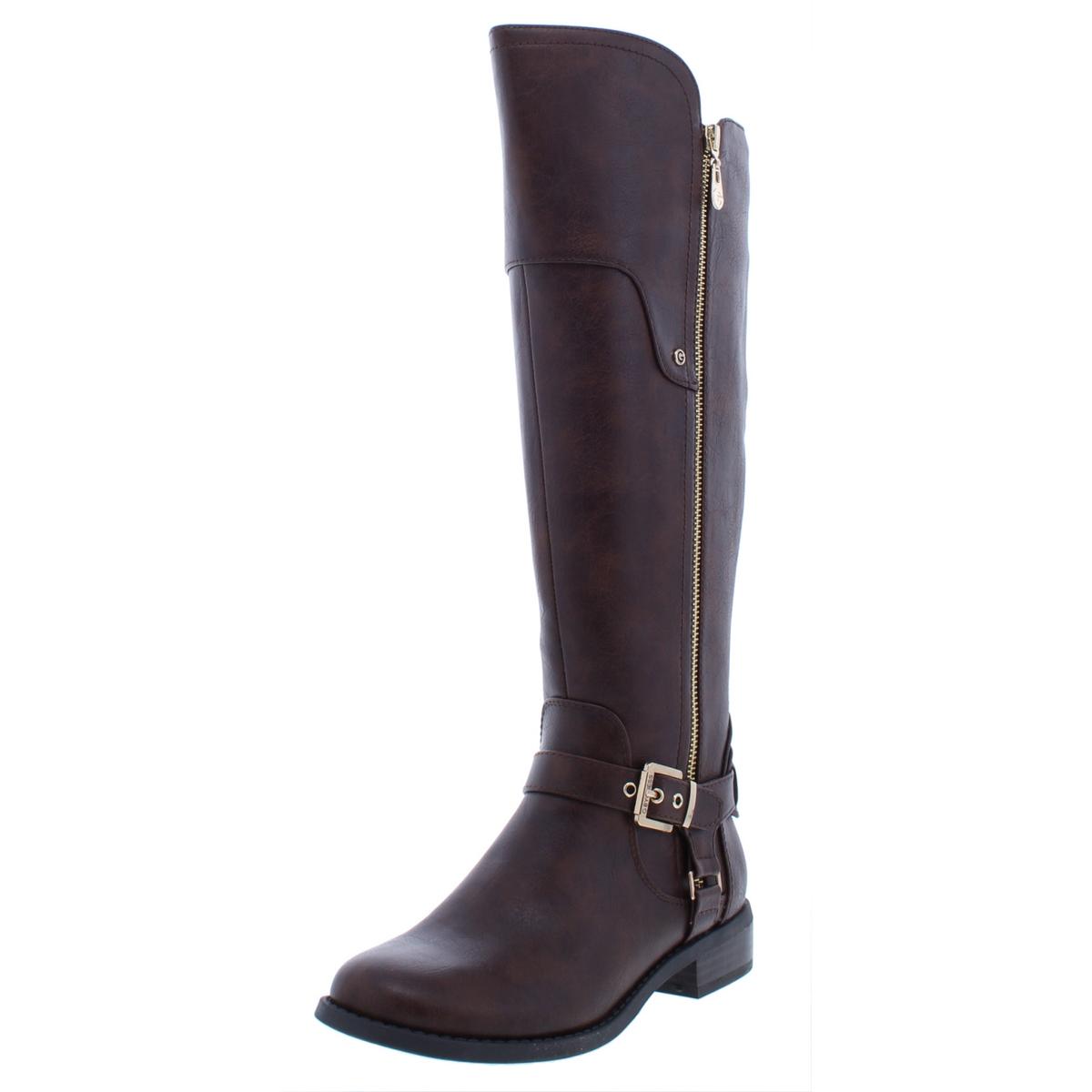 G by Guess Womens Harson Brown Knee-High Boots Shoes 7 Medium (B,M ...