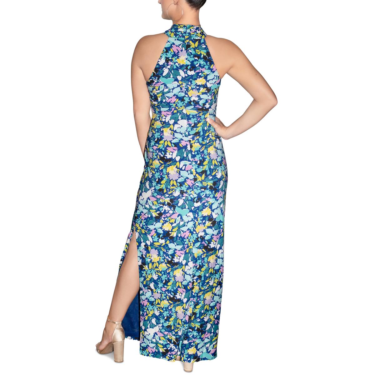 Rachel Rachel Roy Womens Pleated Long Halter Maxi Dress BHFO 0120