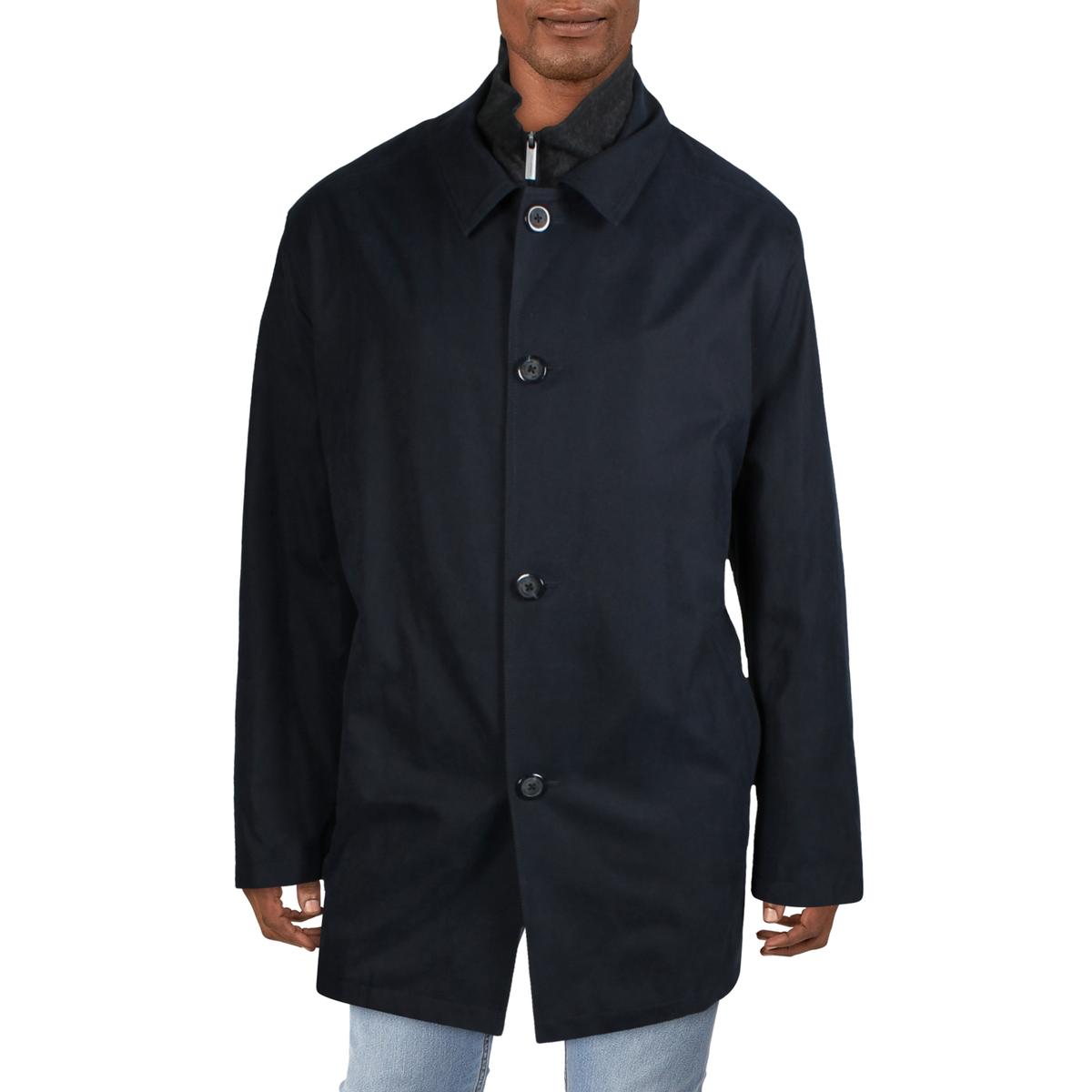 london fog men's all weather coat with removable bib liner