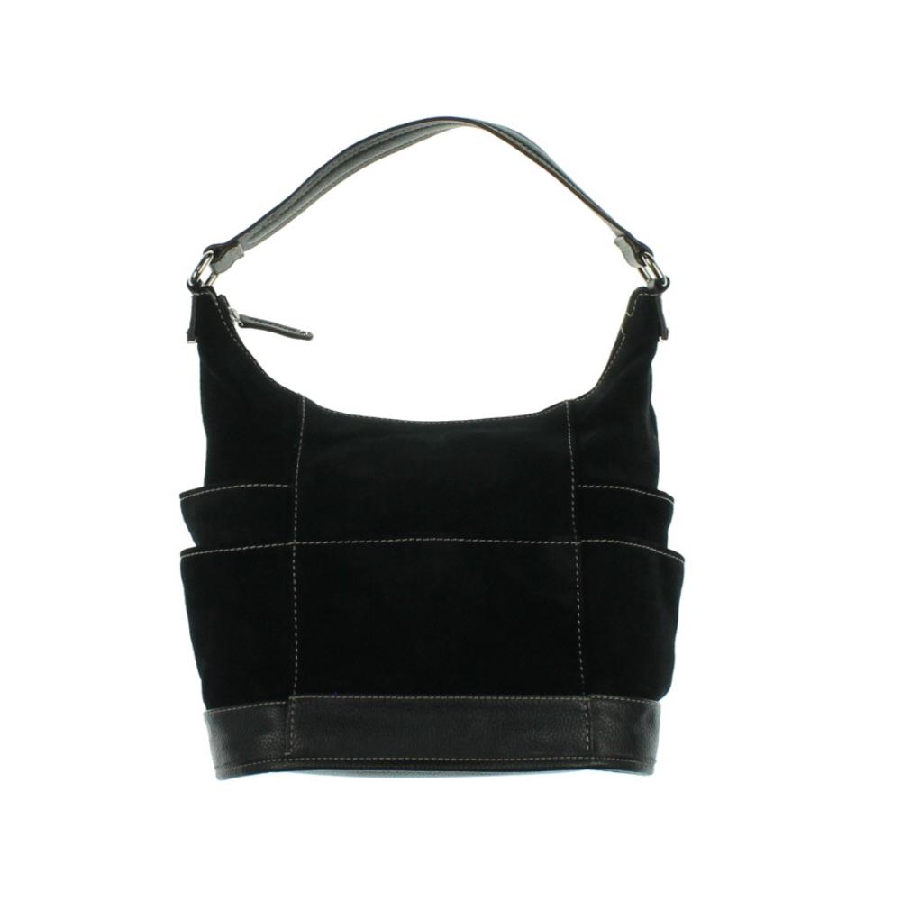 Tignanello NEW Black Suede Single Handle S