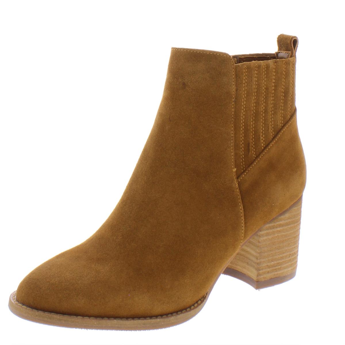 Blondo Womens NOA Brown Suede Ankle Boots Shoes 8 Medium (B,M) BHFO ...