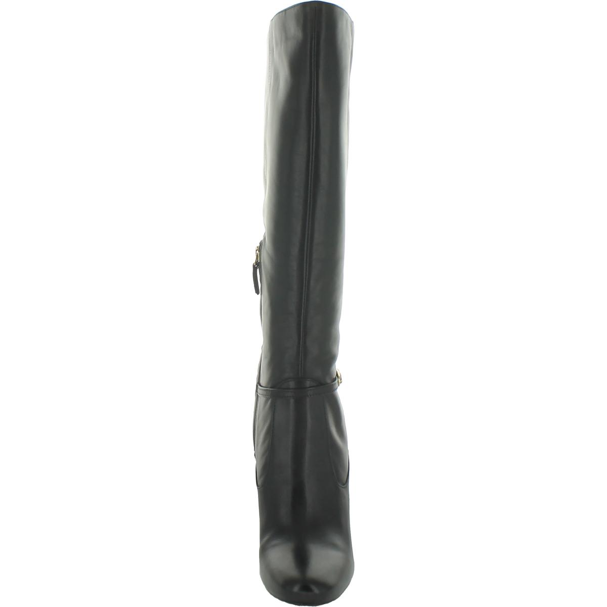 Naturalizer Womens Henny Black Knee-High Boots Shoes 9