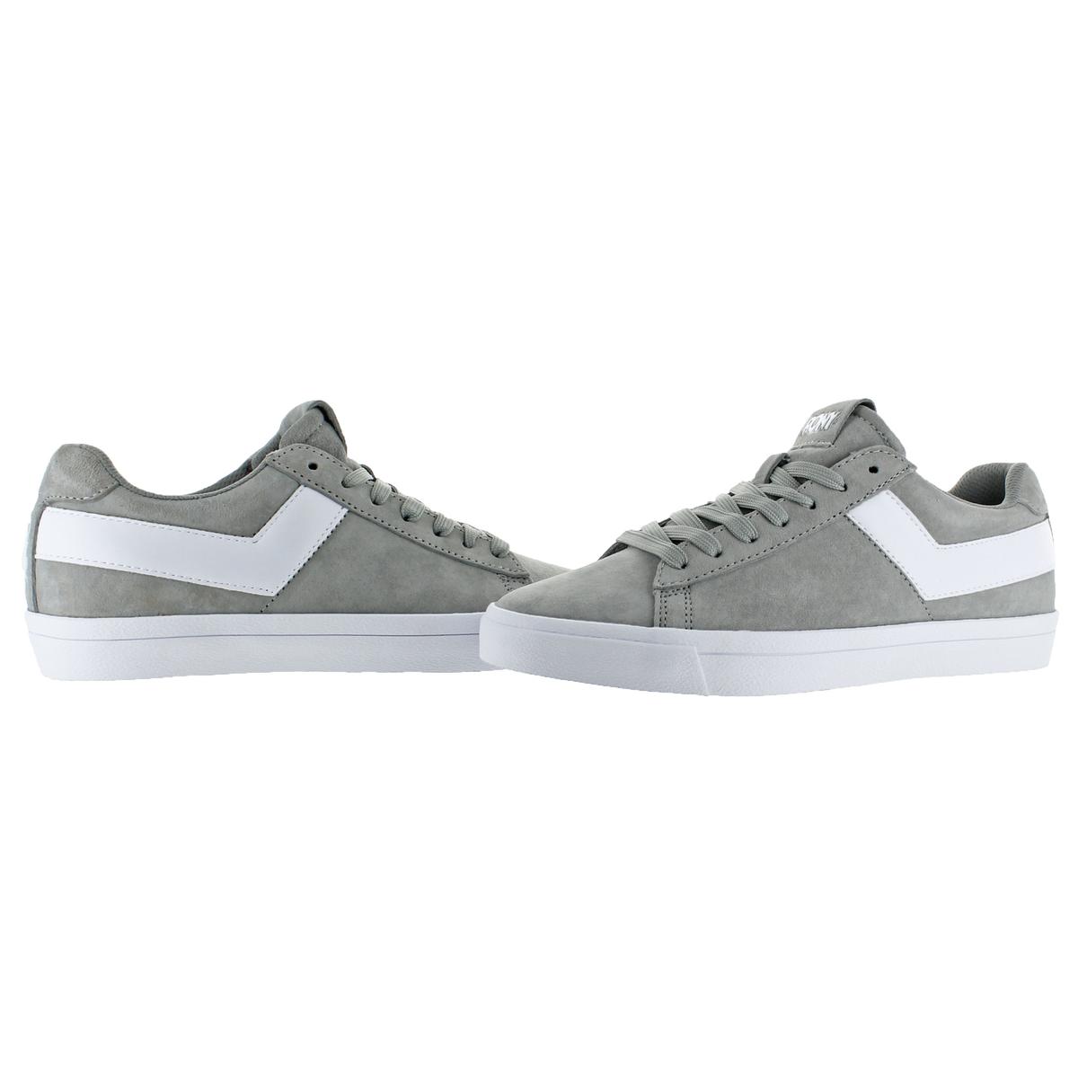 Pony Womens Topstar Core Gray Suede Sneakers Shoes 7 Medium (B,M) BHFO ...