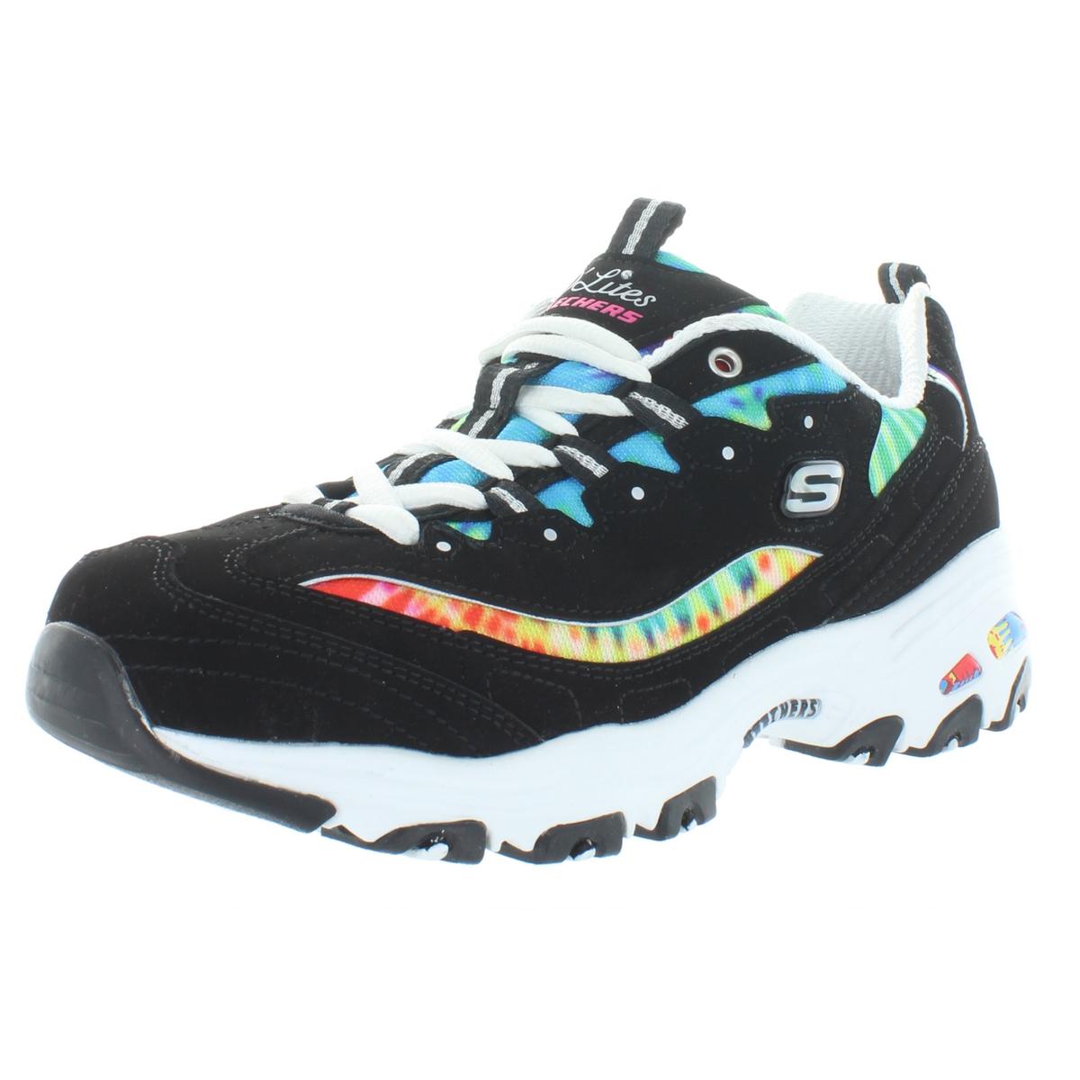 Skechers Womens D'Lites Summer Fiesta Black Fashion Sneakers 9 Medium (B,M) 4262 | eBay
