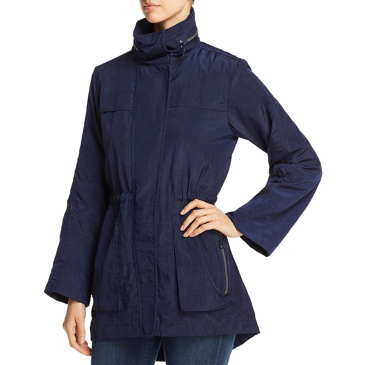 Anorak Womens Navy Fall Water Resistant Anorak Jacket Outerwear S Bhfo 4004 Ebay