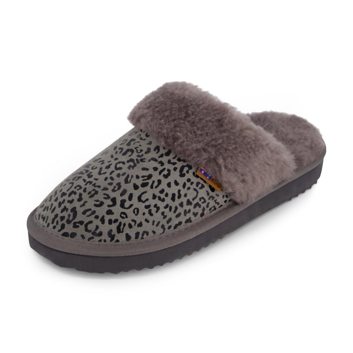 EMU Ridge Harper Suede Merino Wool Lined Slip On EVA Womens Mule Slippers - Picture 7 of 16