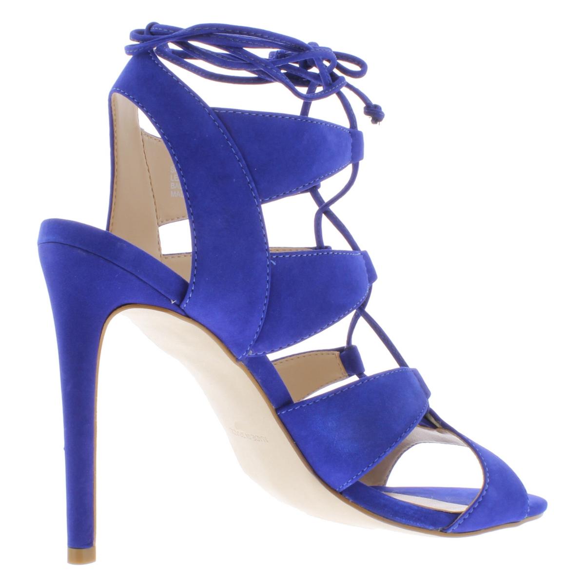 Steve Madden Womens Sandalia Blue Dress Sandals Shoes 8 Medium (B,M ...