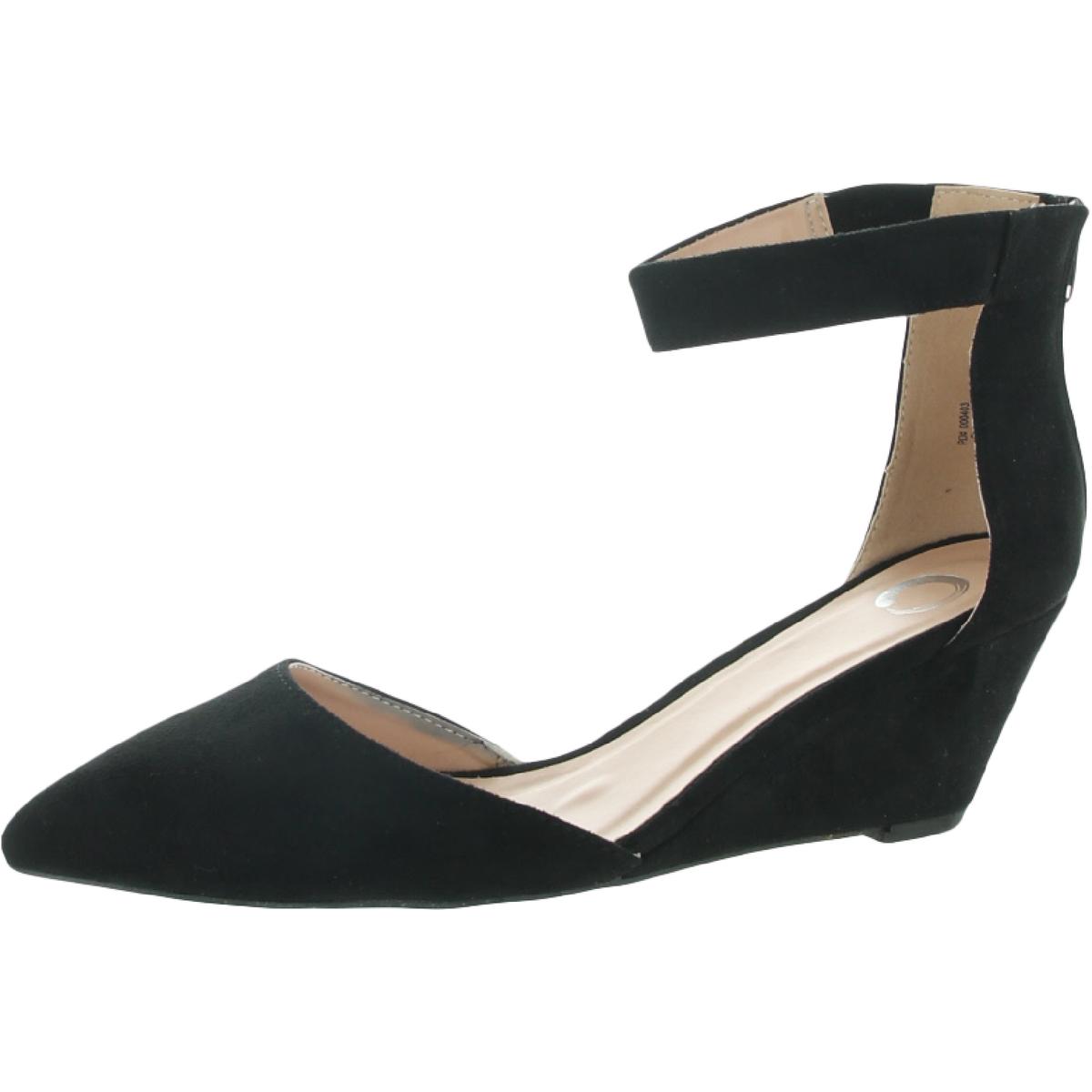 Journee Collection Womens Kova Faux Suede Wedge Heels Shoes BHFO 9360 ...