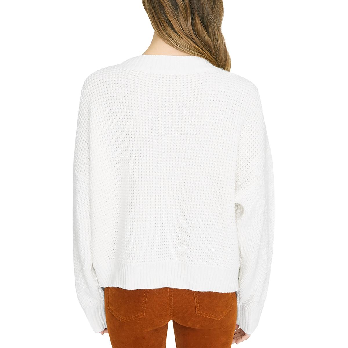 Sanctuary Womens Orange Crewneck Pull Over Shirt Sweater Top XL 