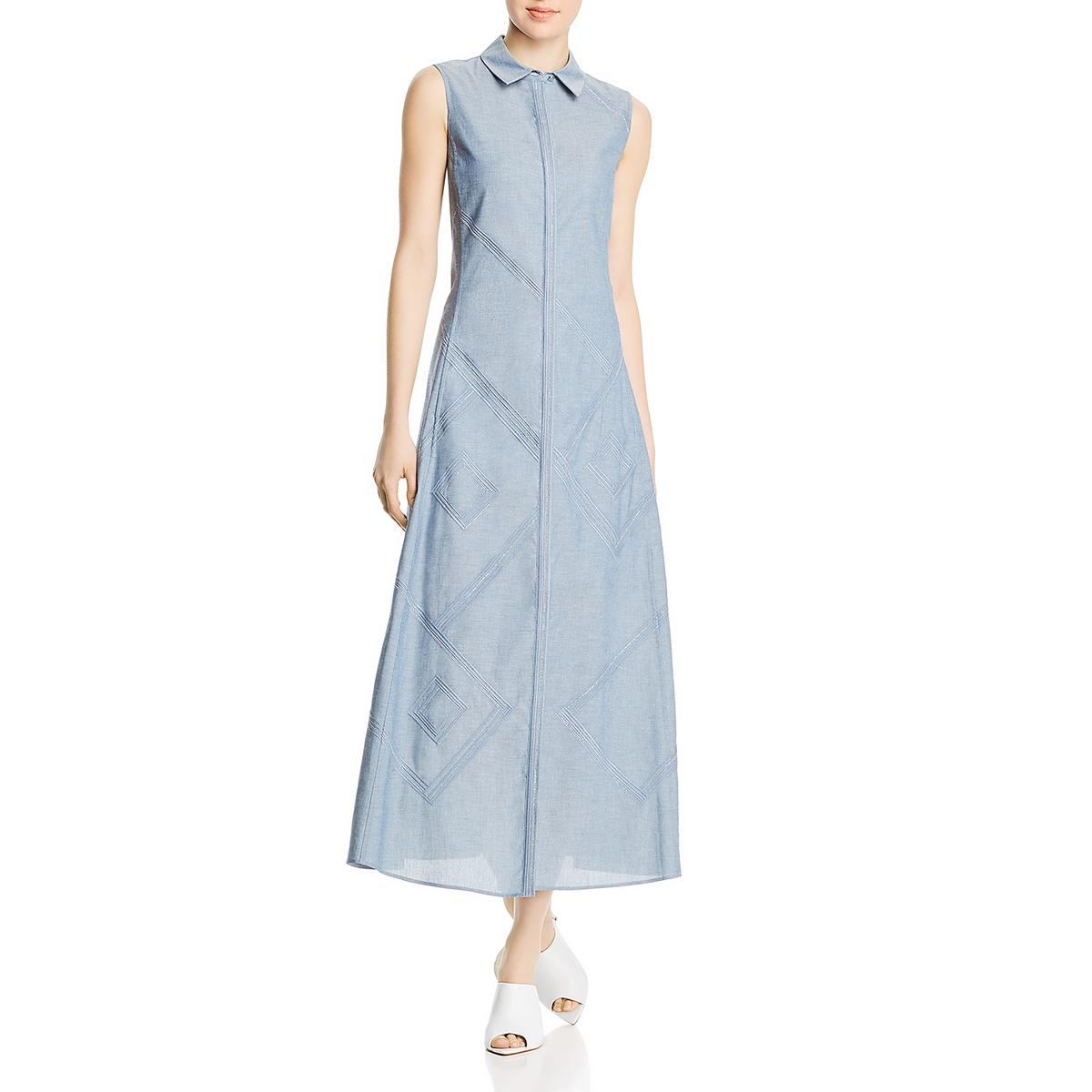 chambray maxi