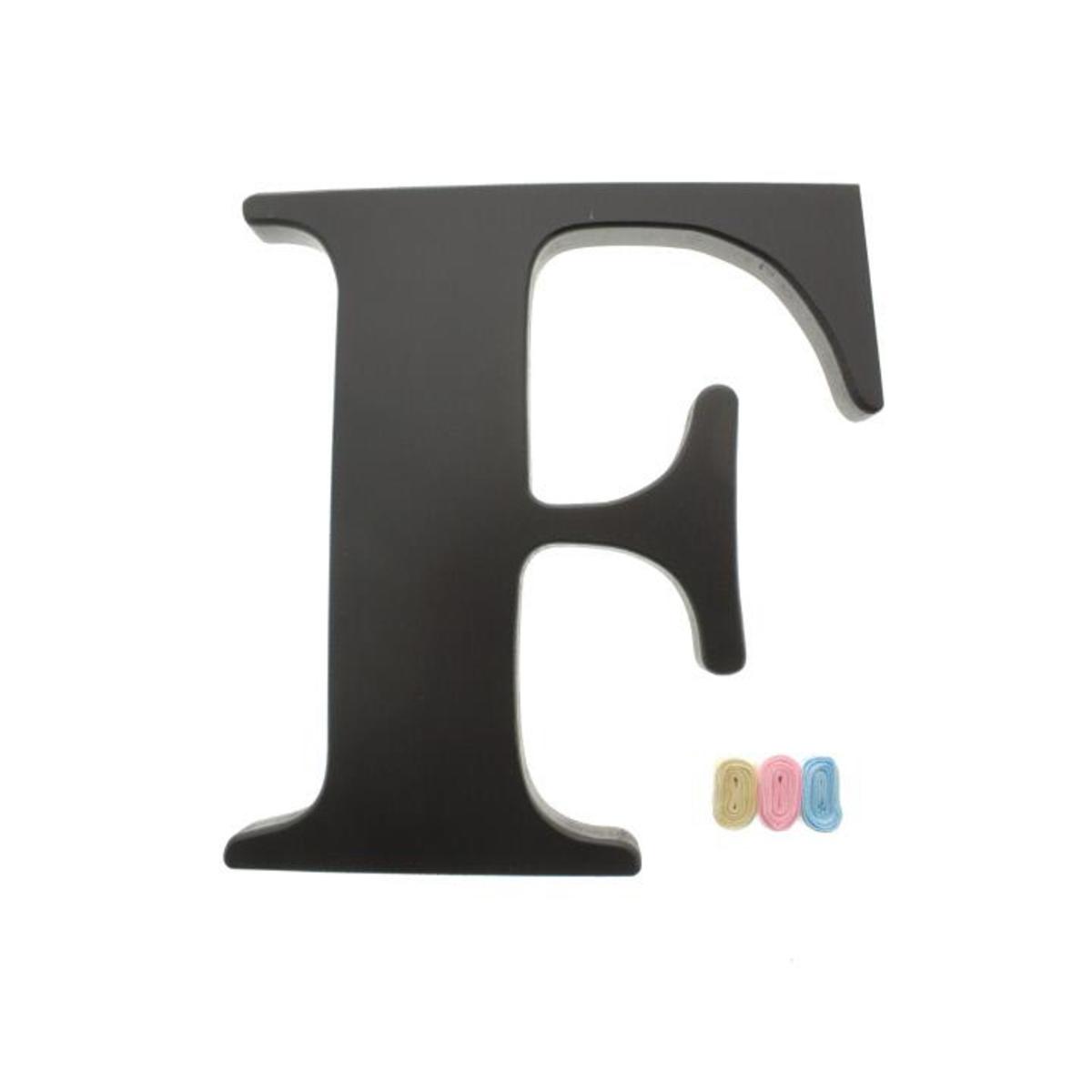 Kids Line F Black Wooden Personalizable Nursery Letter Wall Decor BHFO