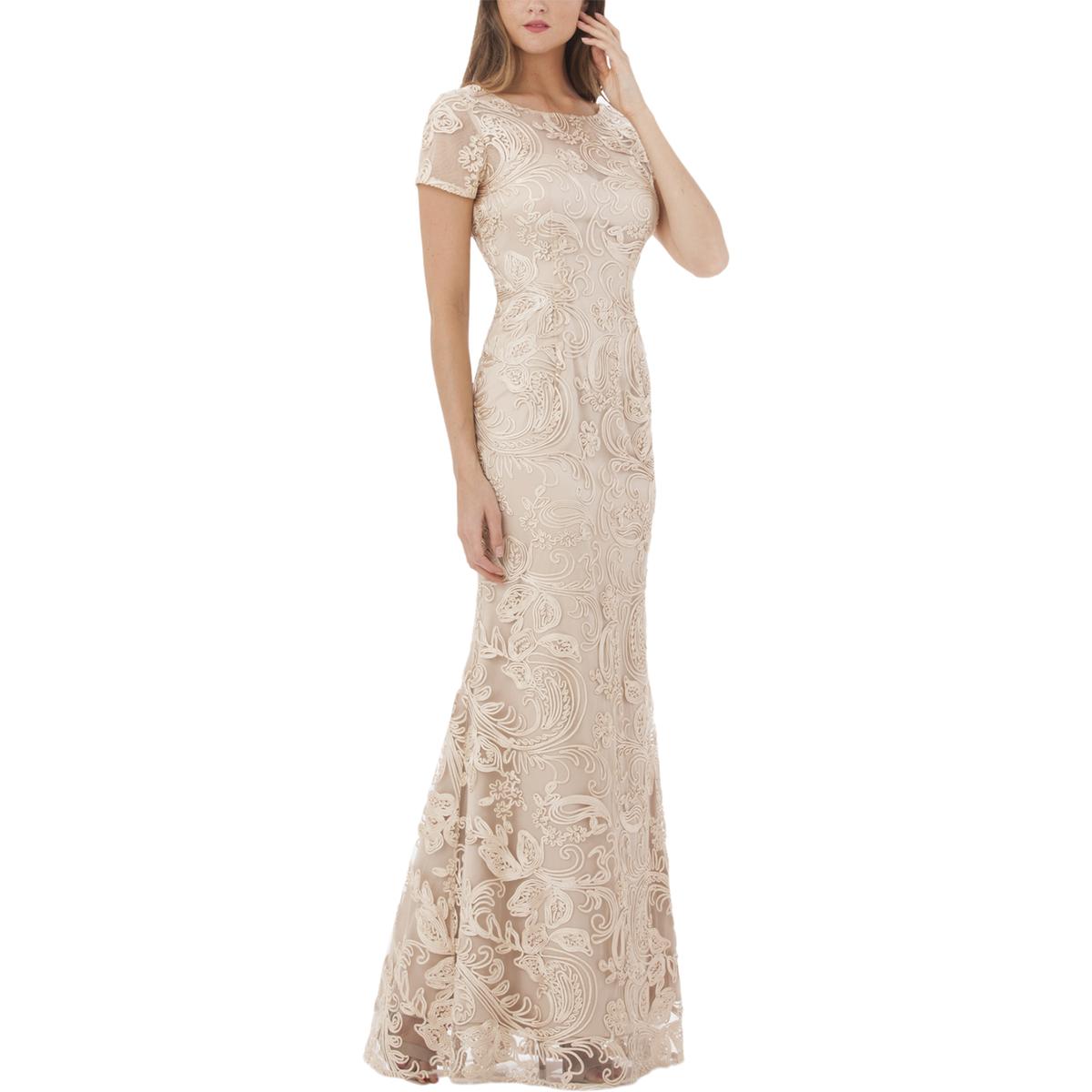 beige formal dress