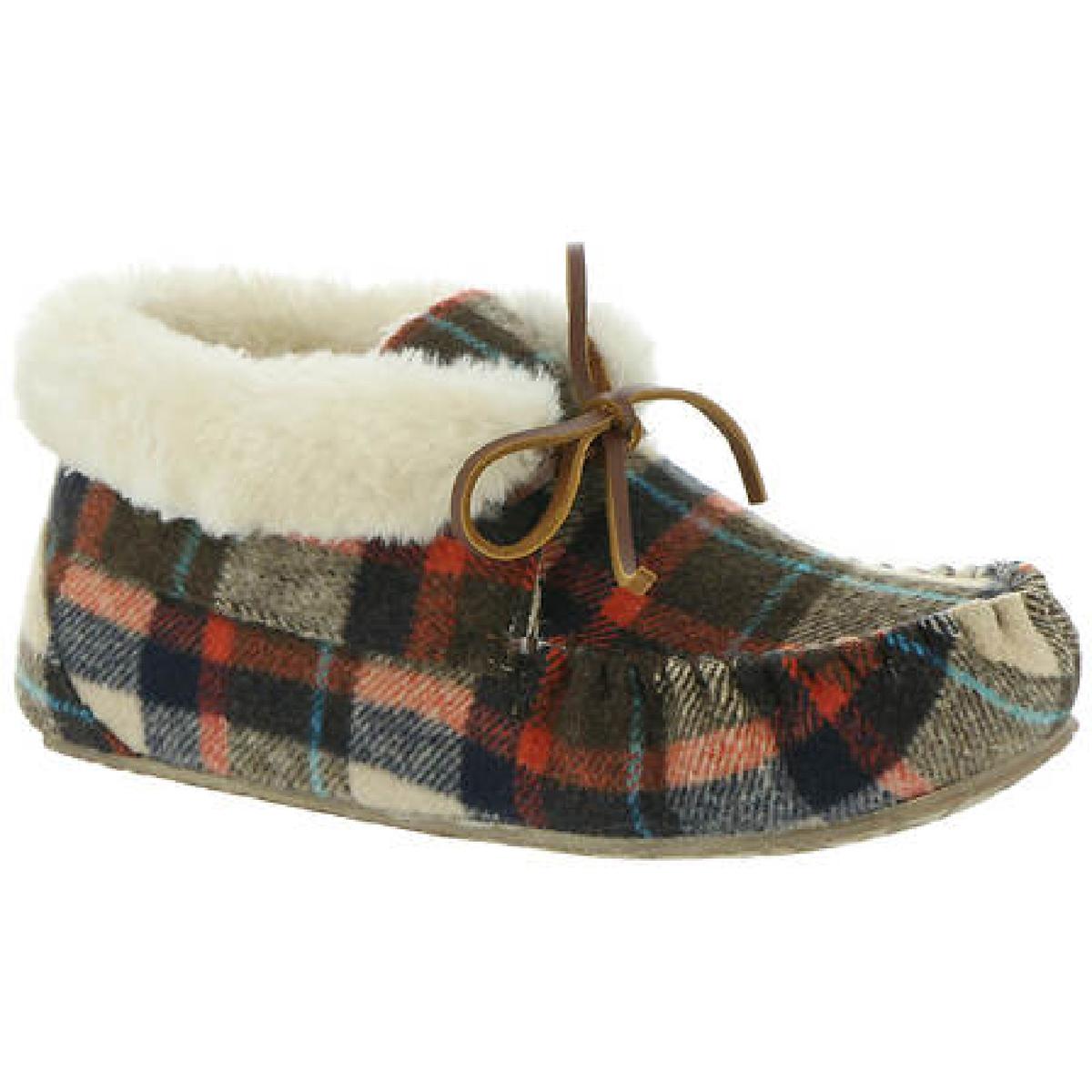 Женские мокасины Minnetonka Womens Cabin Bootie коричневого цвета, 9 средних размеров (B,M), BHFO 9733