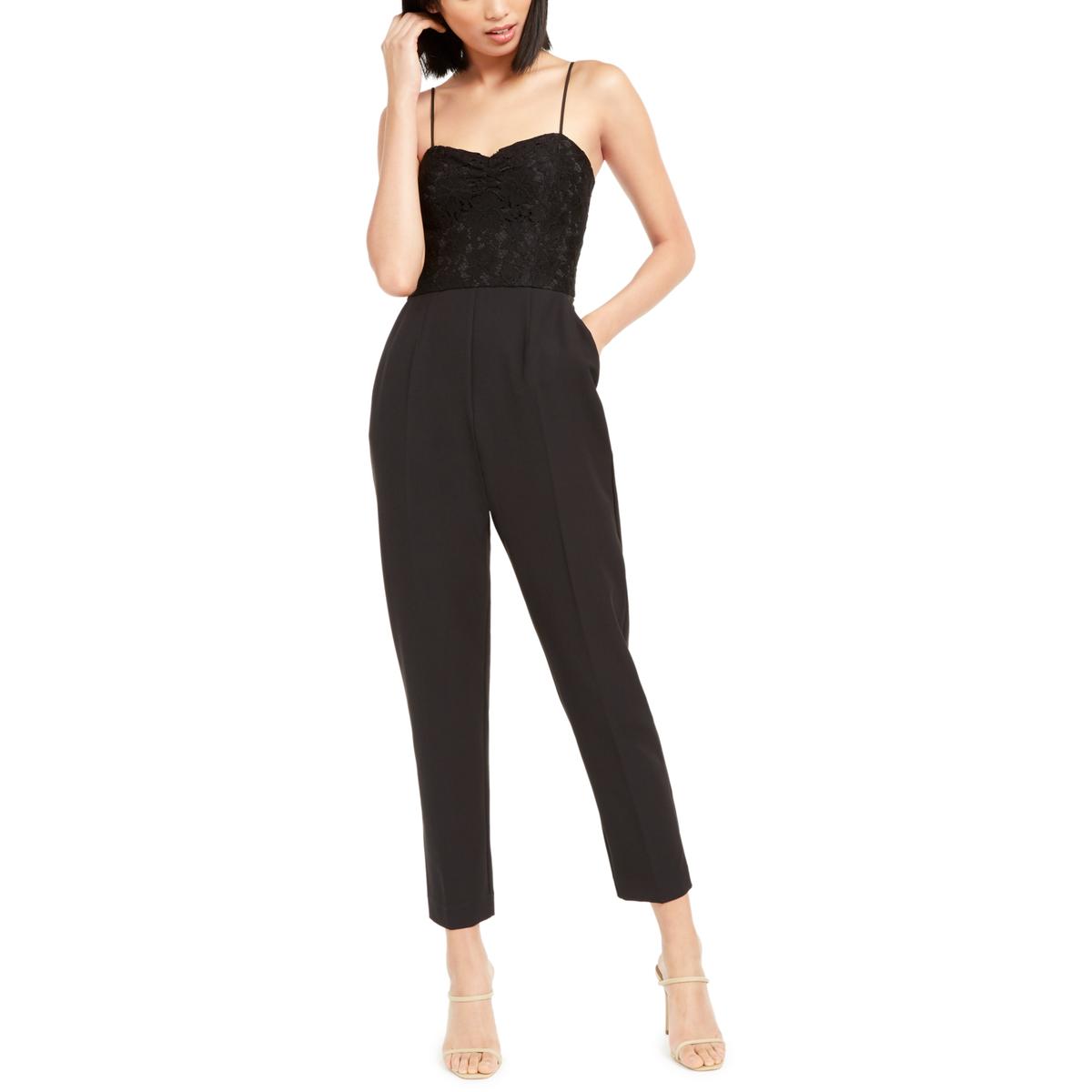 womens overlay jumpsuit