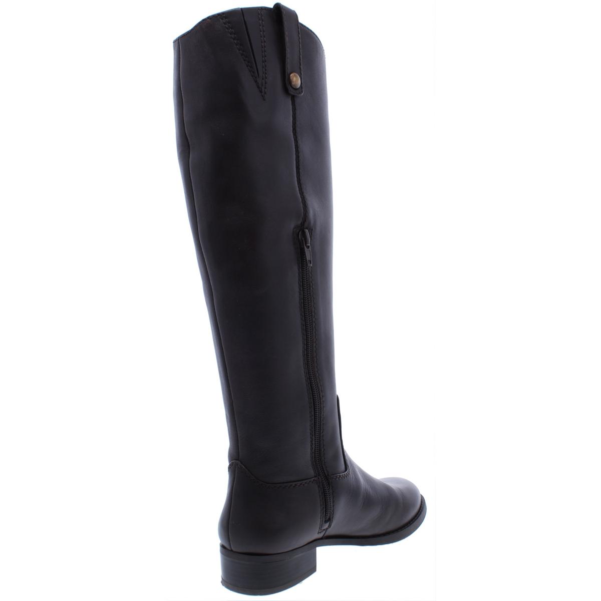 brown leather riding boots size 6