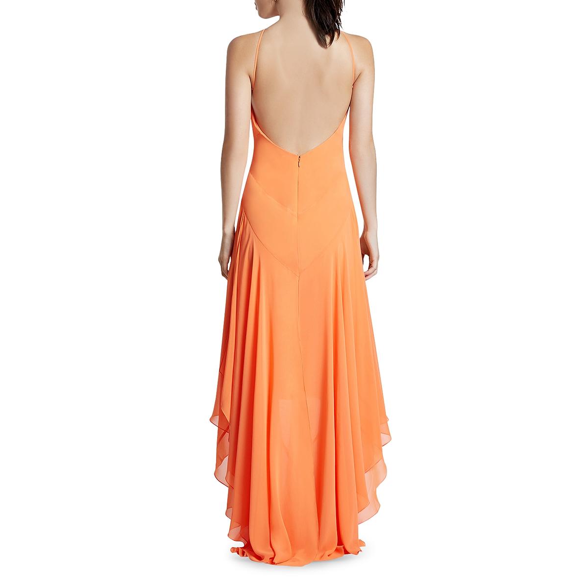 halston halter gown